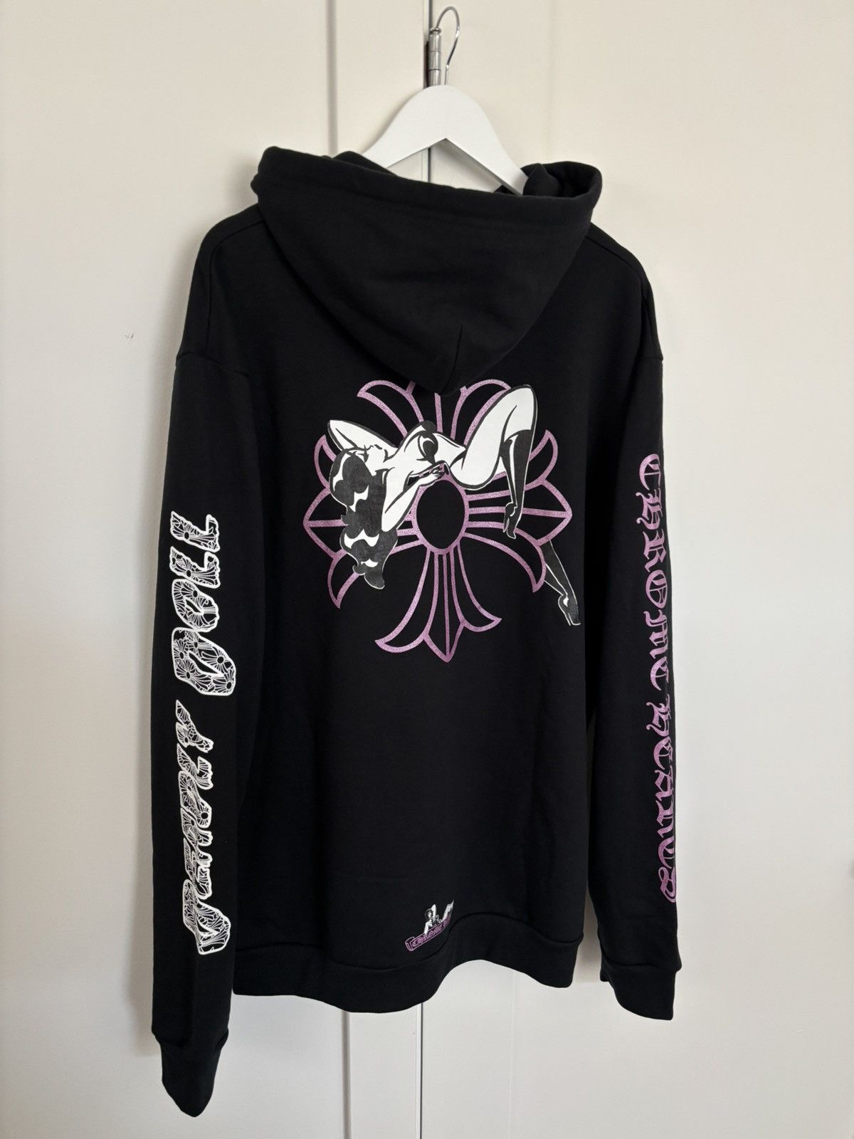 Chrome Hearts Chrome Hearts Deadly Doll Glitter Hoodie Size US XL / EU 56 / 4 - 1 Thumbnail