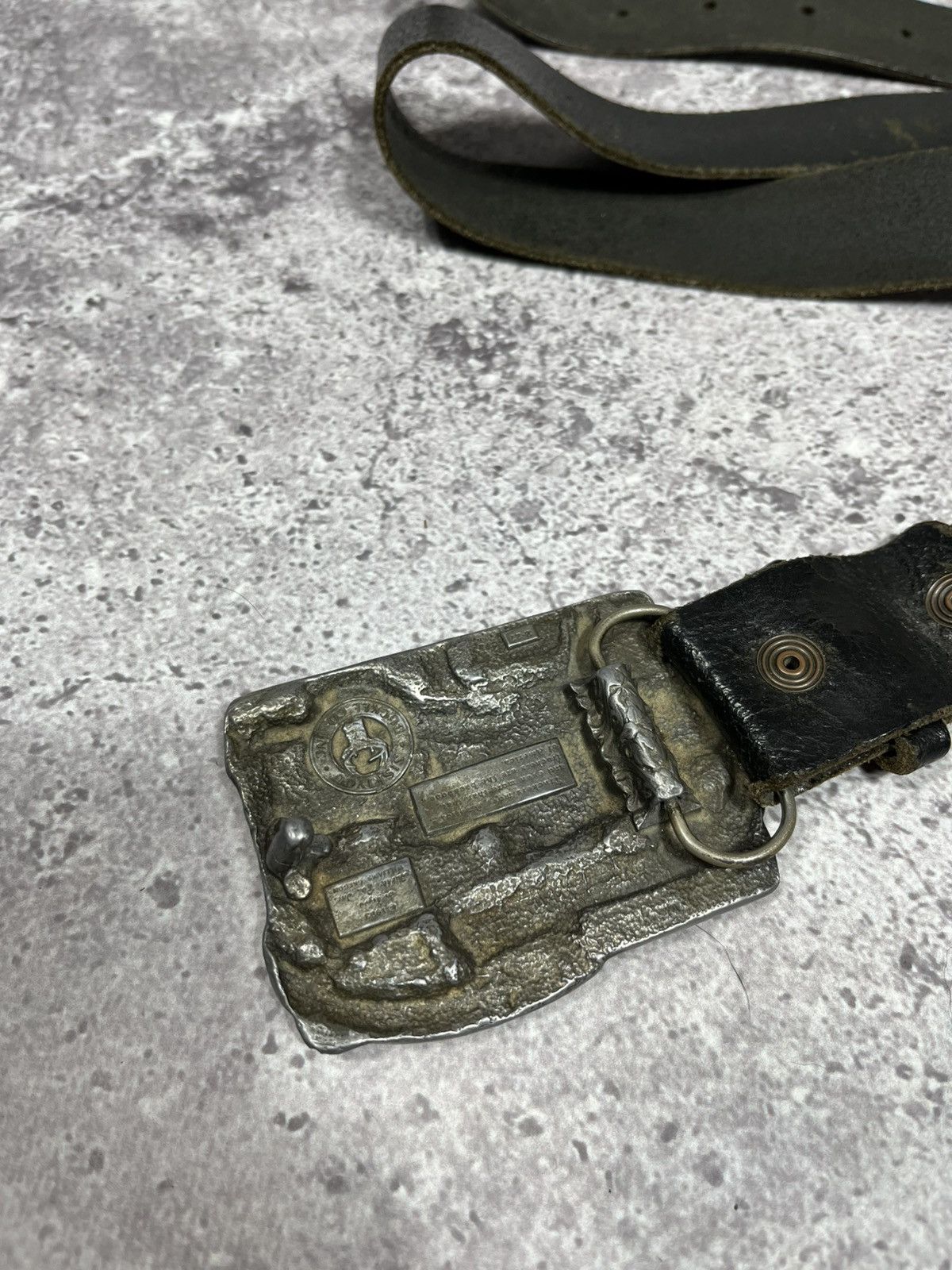 Harley Davidson Very rare! 1983 “Truckers move America” leather belt Size ONE SIZE - 3 Thumbnail