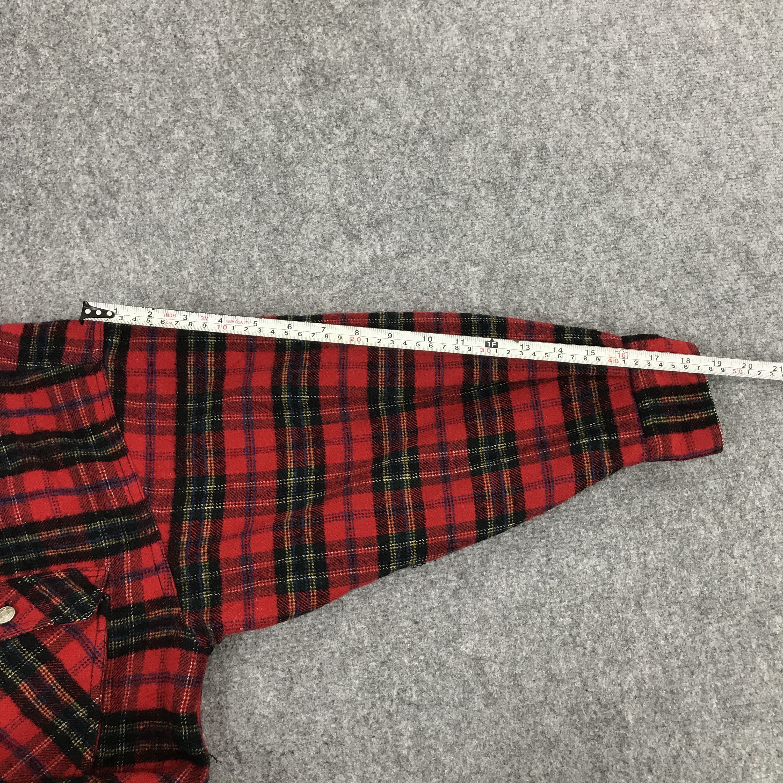 Japanese Brand PUNK FLANNAL ROMANTIC FACE BUTTON UP JACKET Size US L / EU 52-54 / 3 - 10 Thumbnail