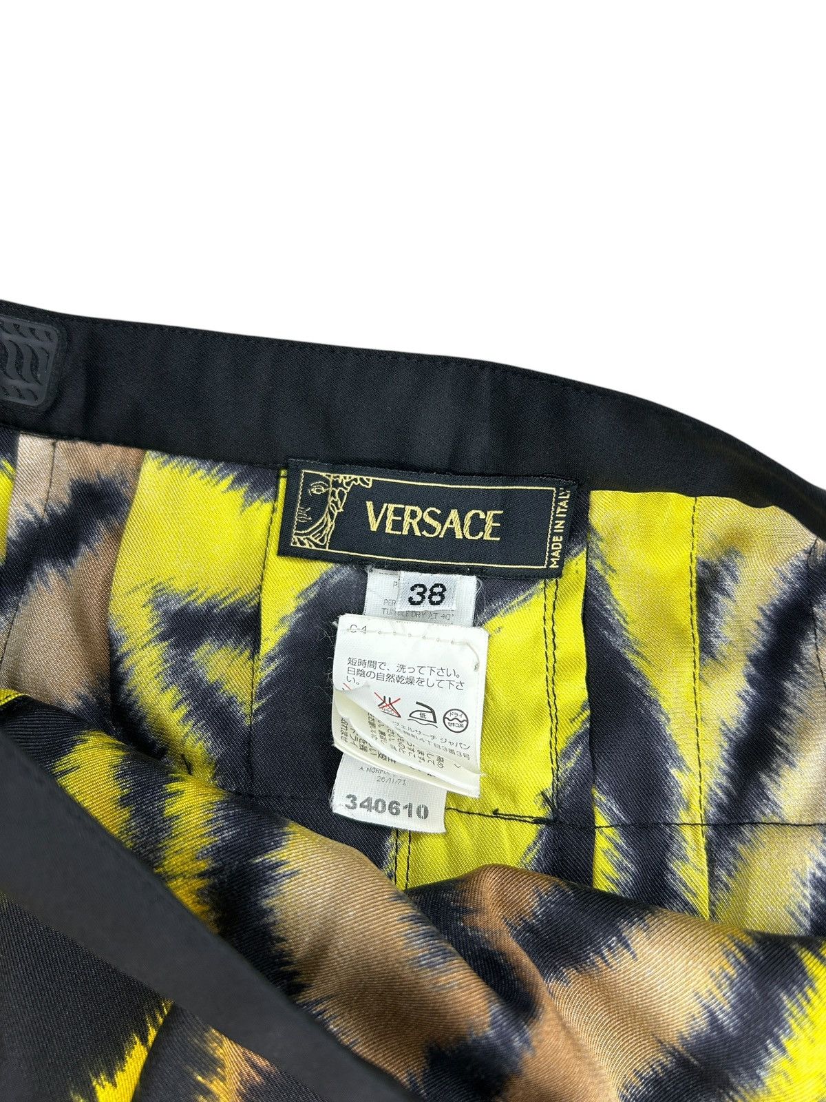Versace F/W 04 Tiger Pleated Skirt Size 26" / US 2 / IT 38 - 4 Thumbnail