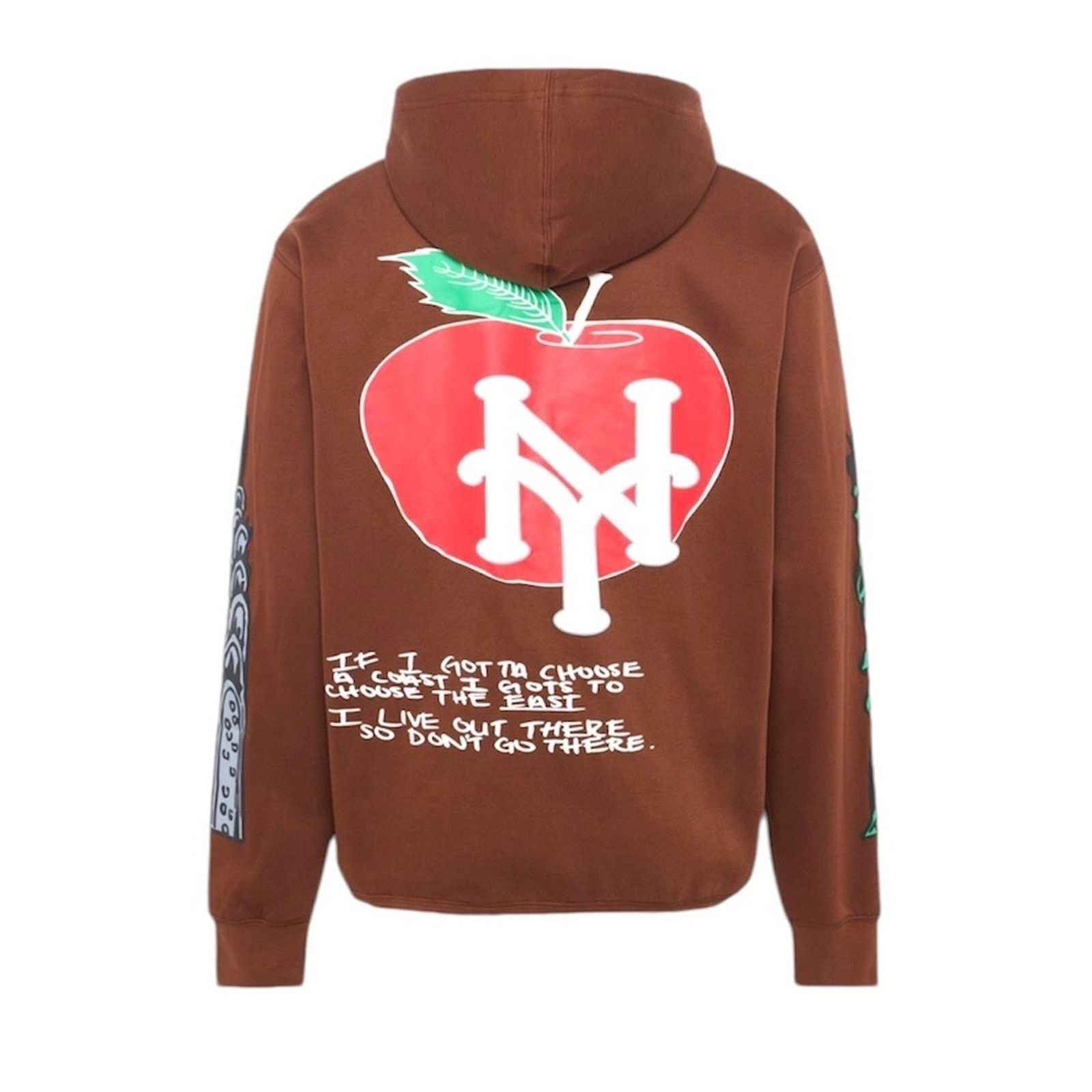 Homme + Femme La HOMME FEMME CALI TO NYC HOODIE CHOCOLATE Size US L / EU 52-54 / 3 - 2 Thumbnail