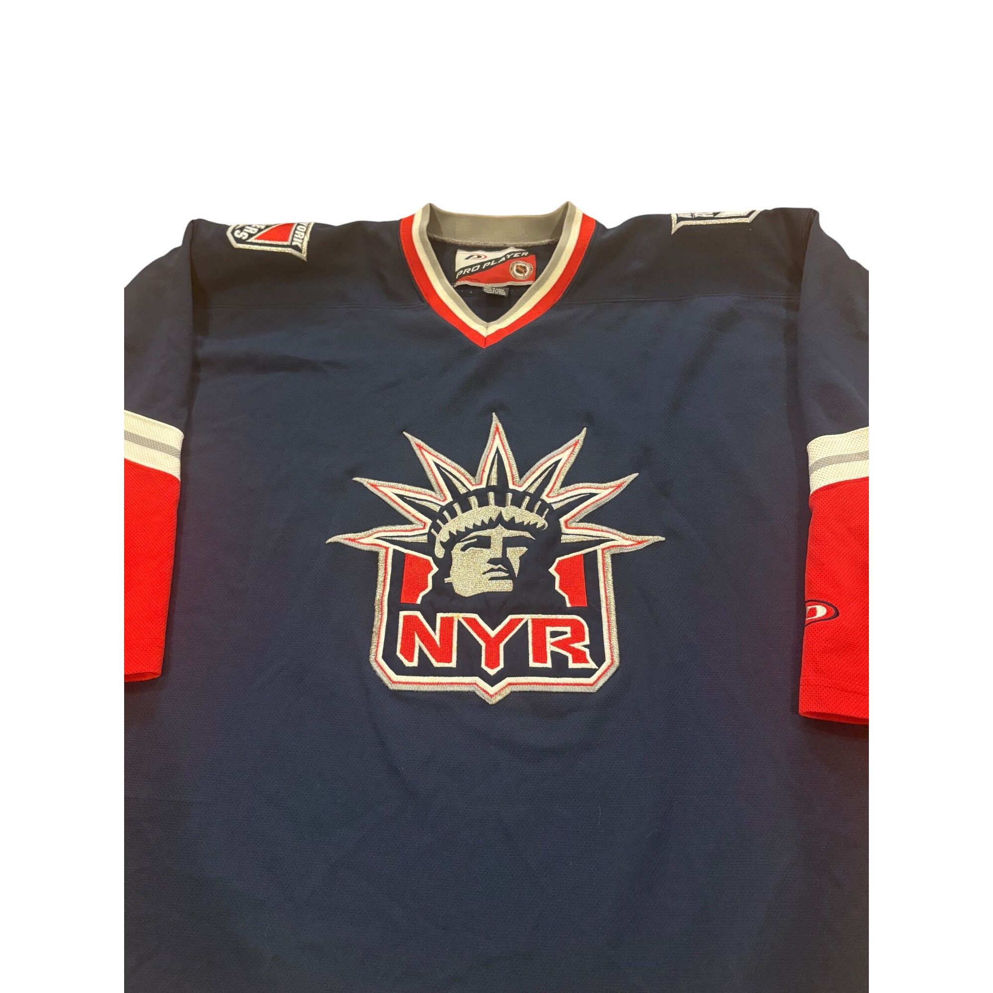 Pro Player Vintage 90s Pro Player New York Rangers Lady Liberty NHL Hoc Size US L / EU 52-54 / 3 - 5 Thumbnail