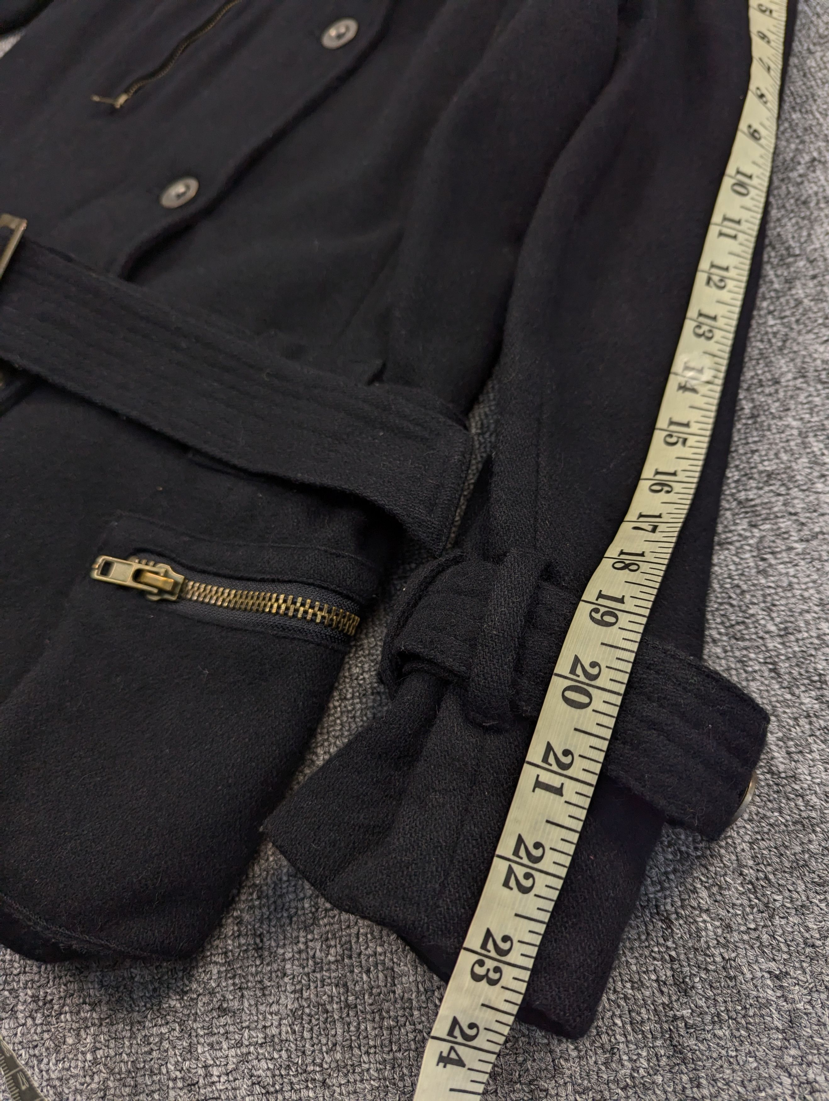 GOA G.O.A Military Style Wool Coat Jacket With Belted Size S / US 4 / IT 40 - 19 Thumbnail