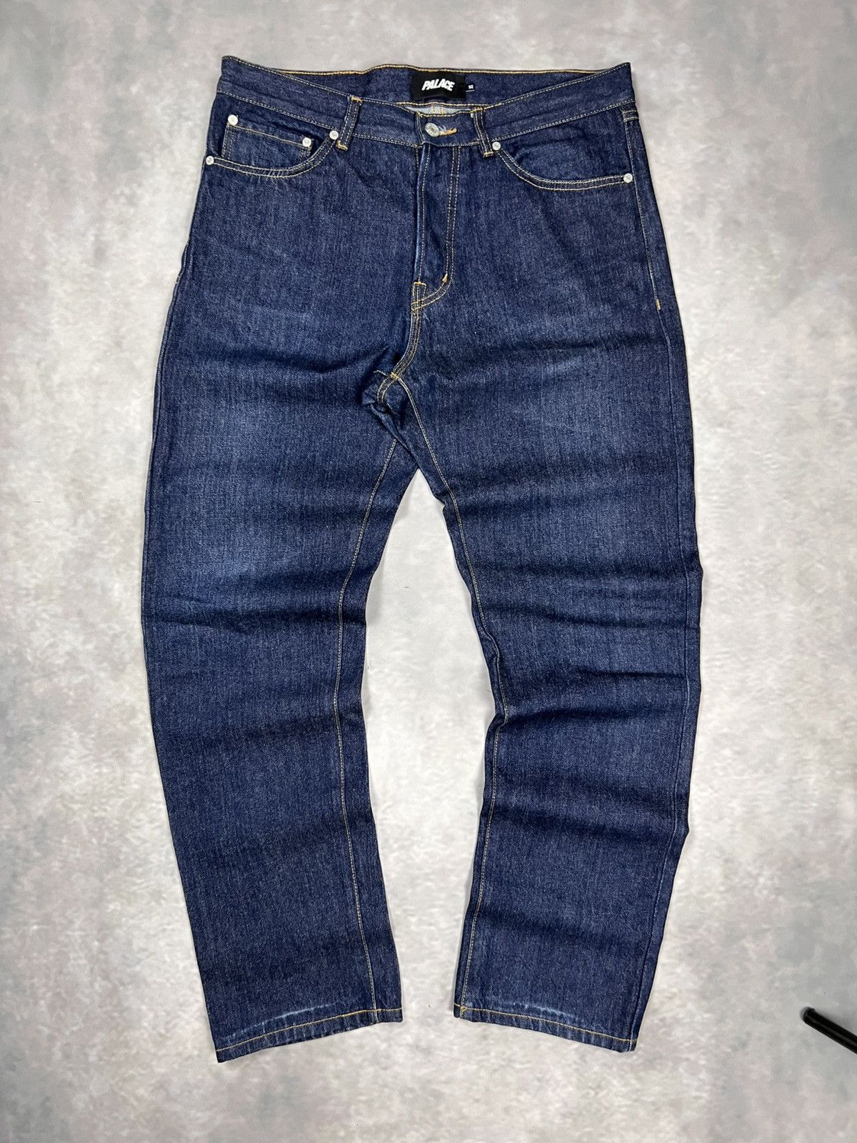 Palace Palace Skateboards Jeans Indigo Blue 32 OG Tri-Ferg Baggy Size US 32 / EU 48 - 4 Thumbnail