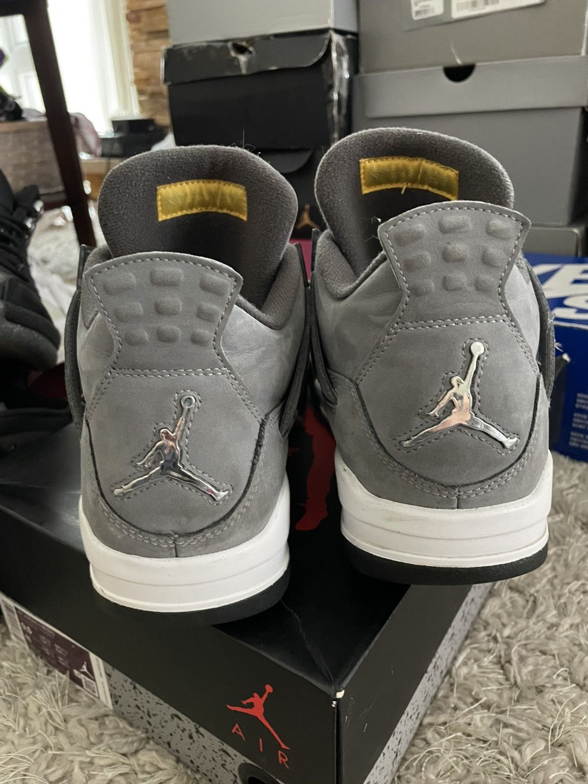 Jordan Brand Jordan 4 Cool Grey Size US 9.5 / EU 42-43 - 7 Thumbnail