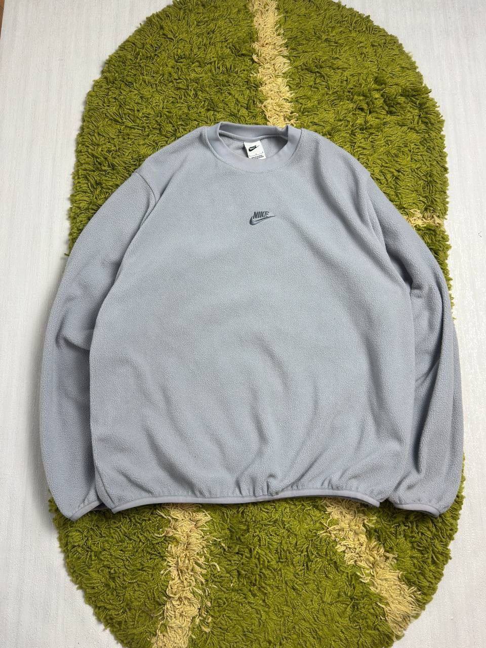 Nike × Vintage Nike Vintage Central Logo Fleece Sweatshirt Size US L / EU 52-54 / 3 - 1 Thumbnail