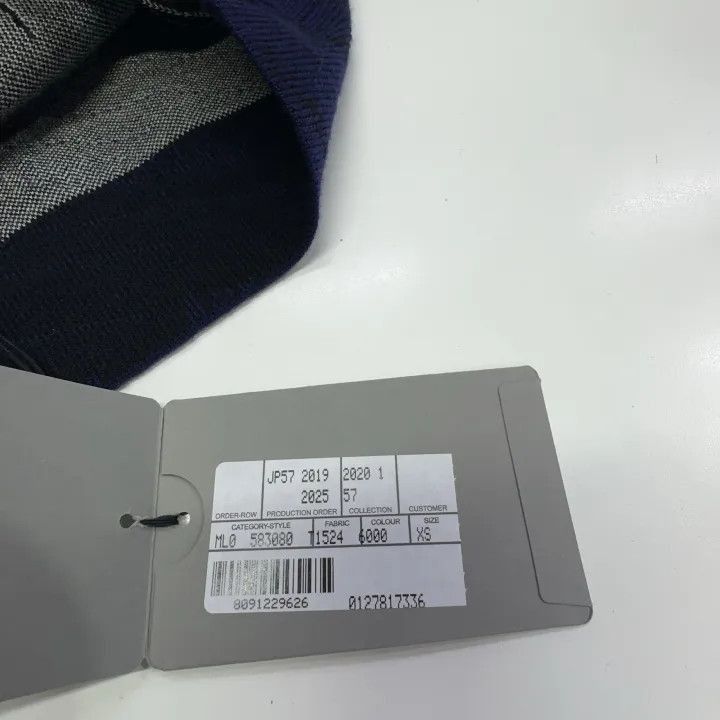 Balenciaga Balenciaga Logo Knit Sweater in Dark Blue 0079-2507 Size US XS / EU 42 / 0 - 1 Thumbnail