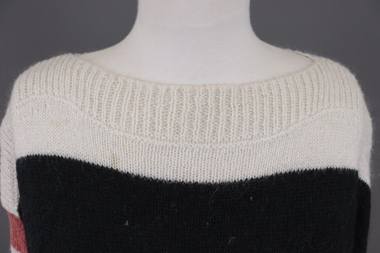 Allsaints All Saints Multicolor Striped Mohair Knit Sweater Size S Size S / US 4 / IT 40 - 4 Thumbnail
