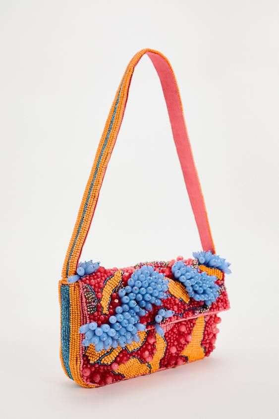 Zara ZARA BEADED SHOULDER BAG | Grailed