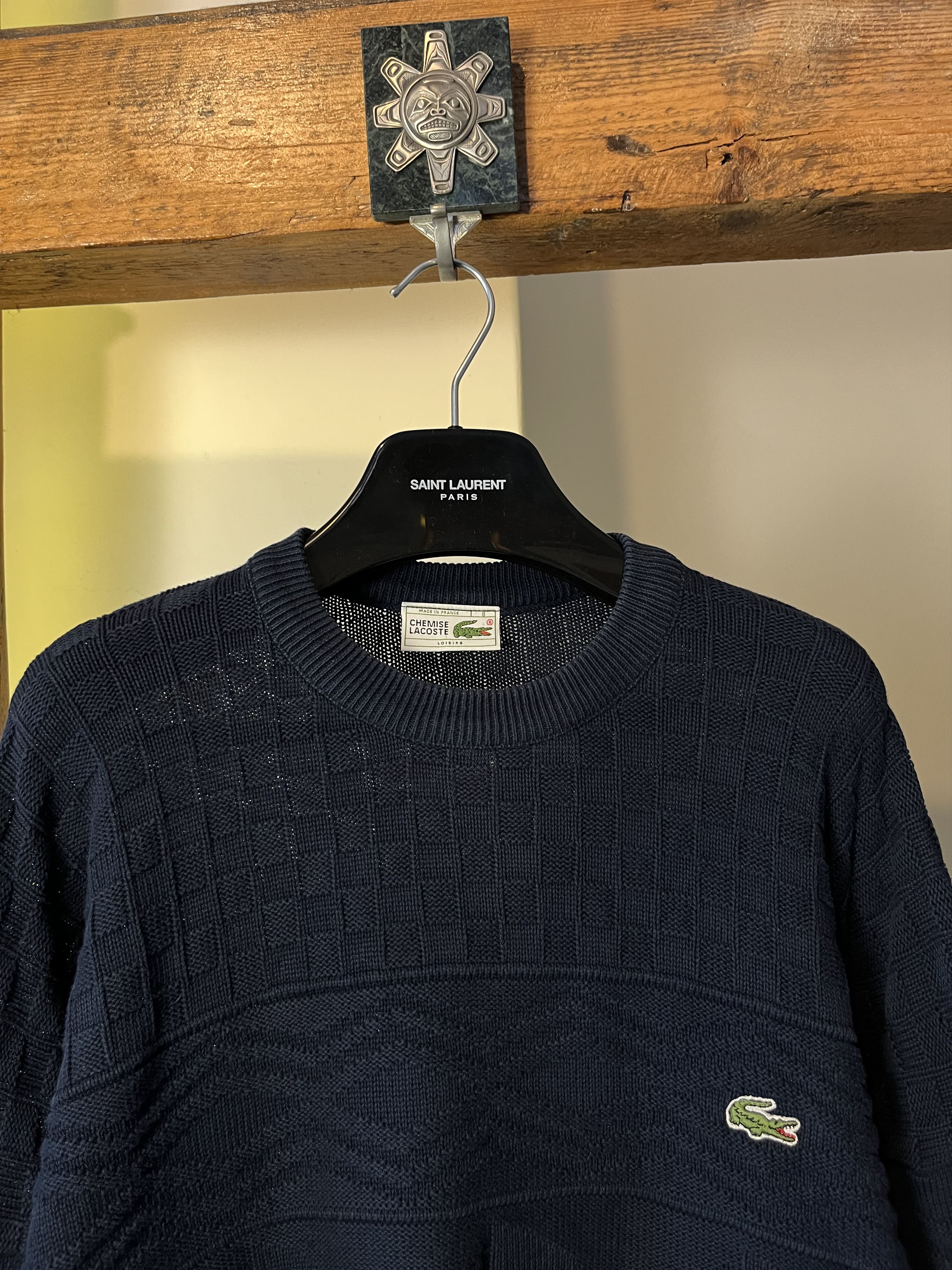 Japanese Brand × Lacoste × Vintage Vintage 90s Lacoste Chemise Knitwear Size US XL / EU 56 / 4 - 3 Thumbnail
