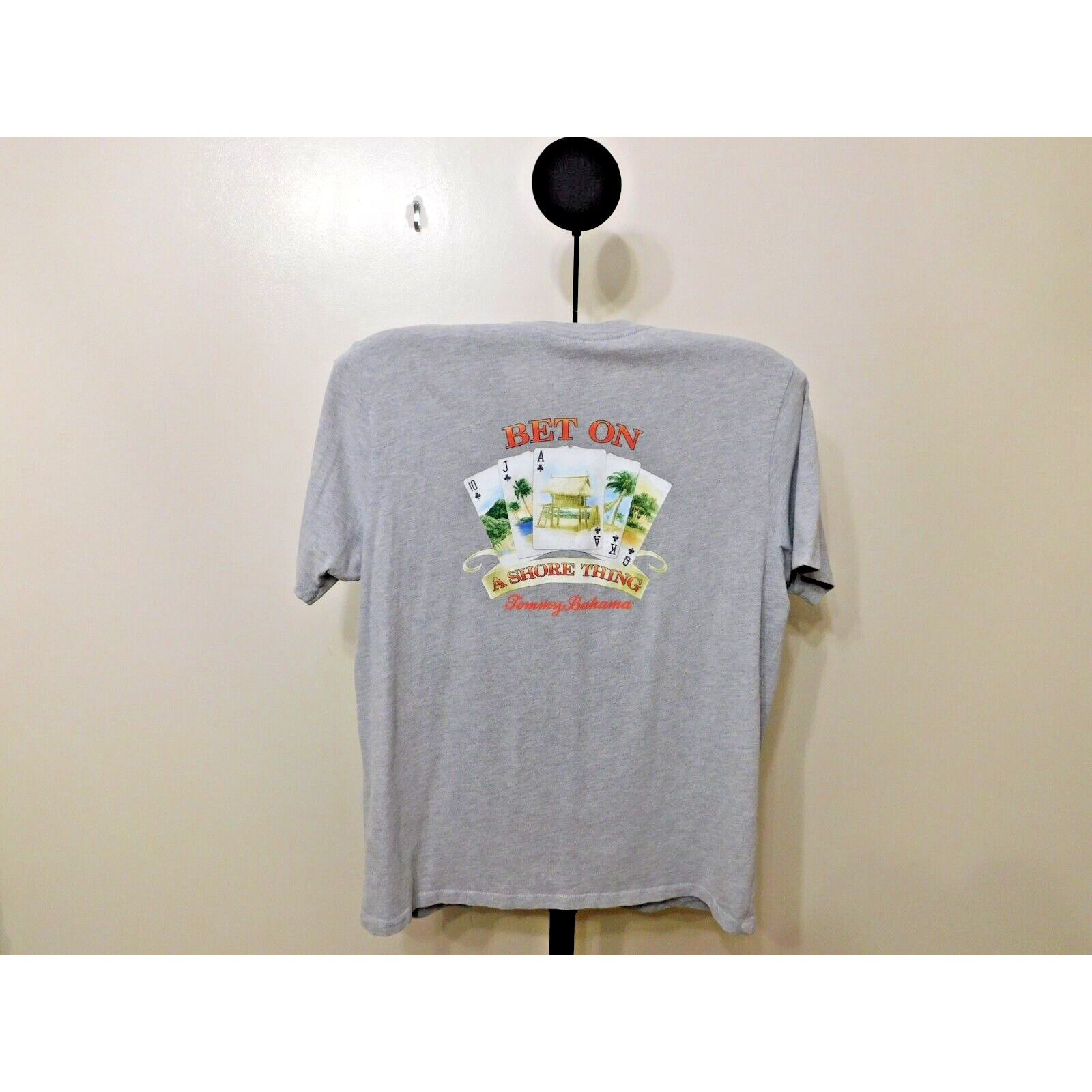 Tommy Bahama Tommy Bahama Gray Bet on a Shore Thing Graphic T-Shirt XL Size US XL / EU 56 / 4 - 2 Thumbnail