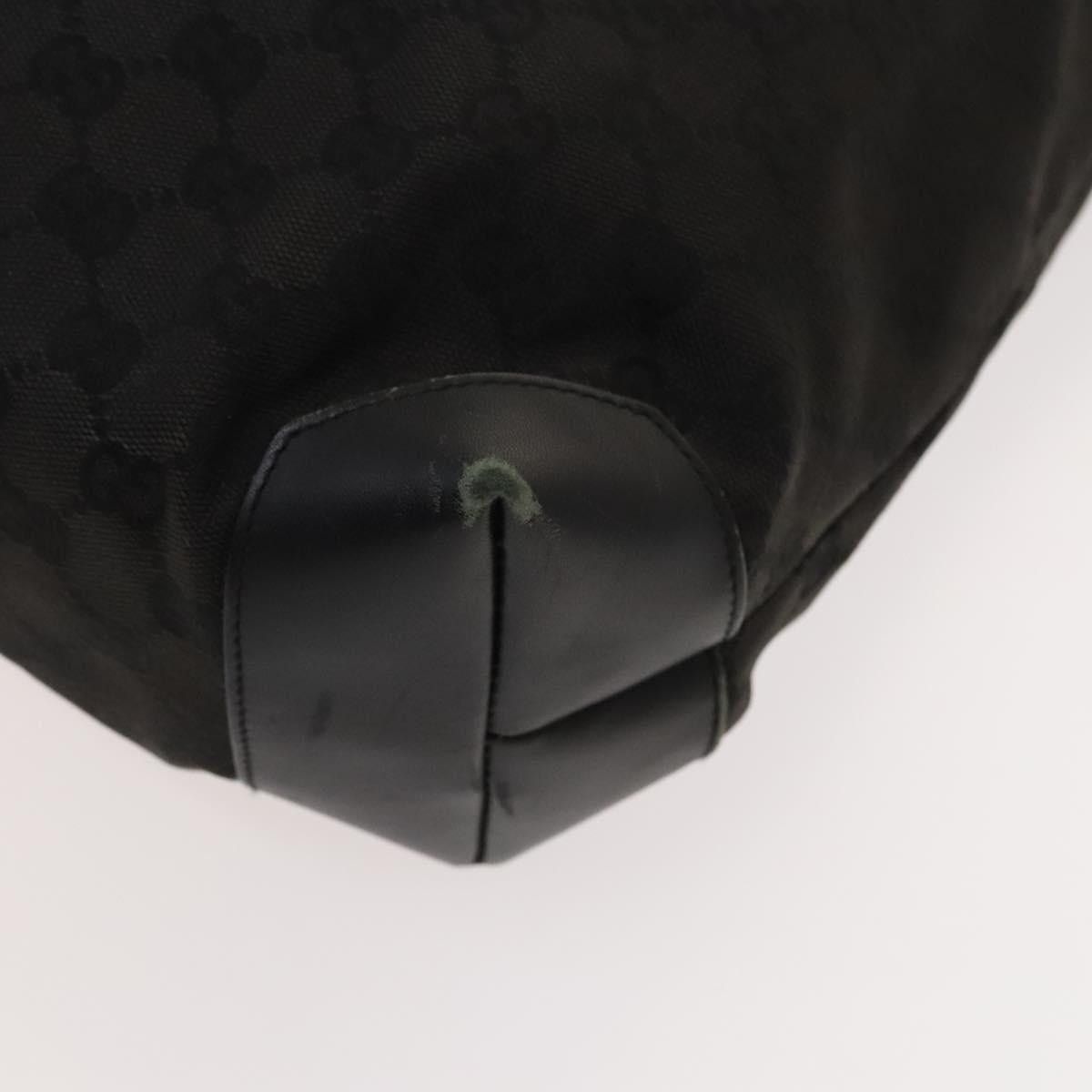 Gucci GUCCI GG Canvas Tote Bag Black Silver Size ONE SIZE - 10 Thumbnail