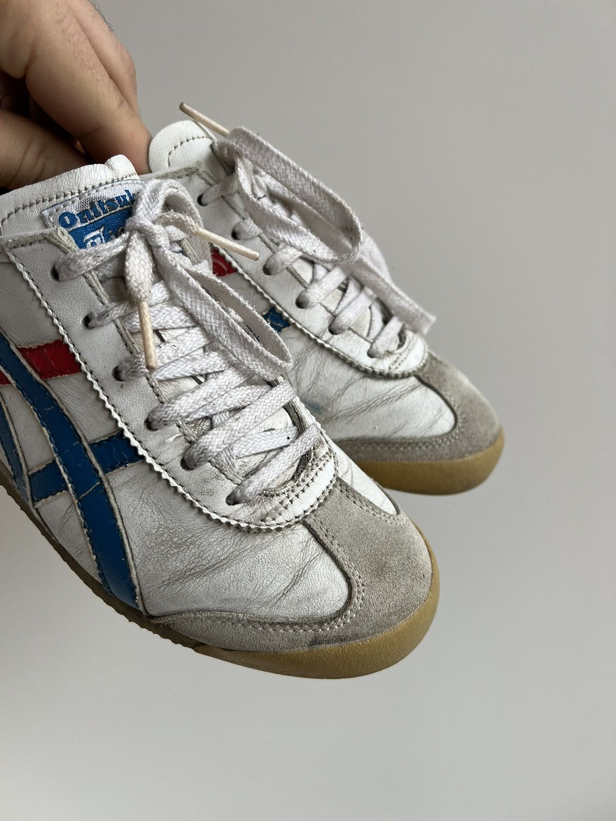 Asics × Vintage Vintage Asics Onitsuka Tiger Leather Sneakers Size US 9 / IT 39 - 4 Thumbnail