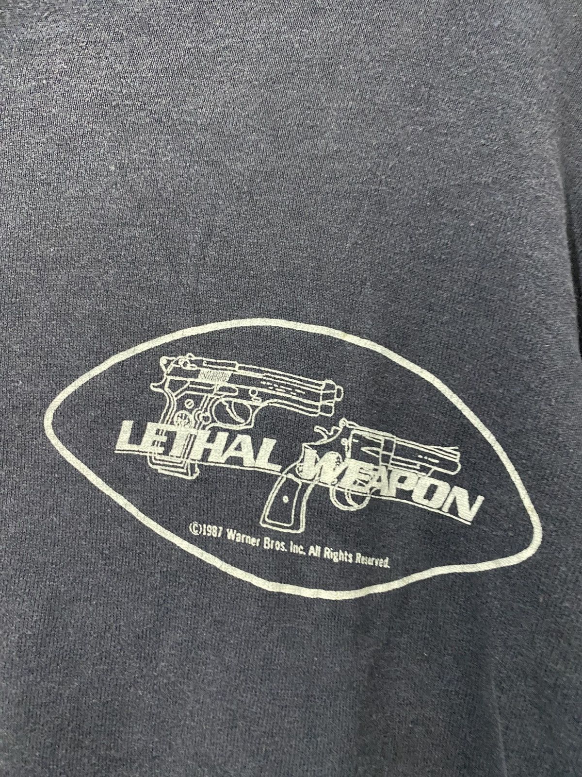 Vintage 💸BINDINGOFFER💸Vintage 80s Movie Promo Lethal Weapon Hoodie Size US XL / EU 56 / 4 - 3 Thumbnail