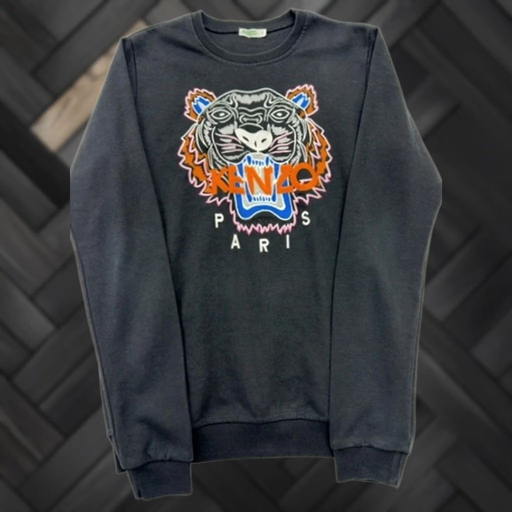Kenzo KENZO Boys Black Tiger Graphic Pullover Hoodie Sweatshirt L Regular Size US L / EU 52-54 / 3 - 1 Thumbnail