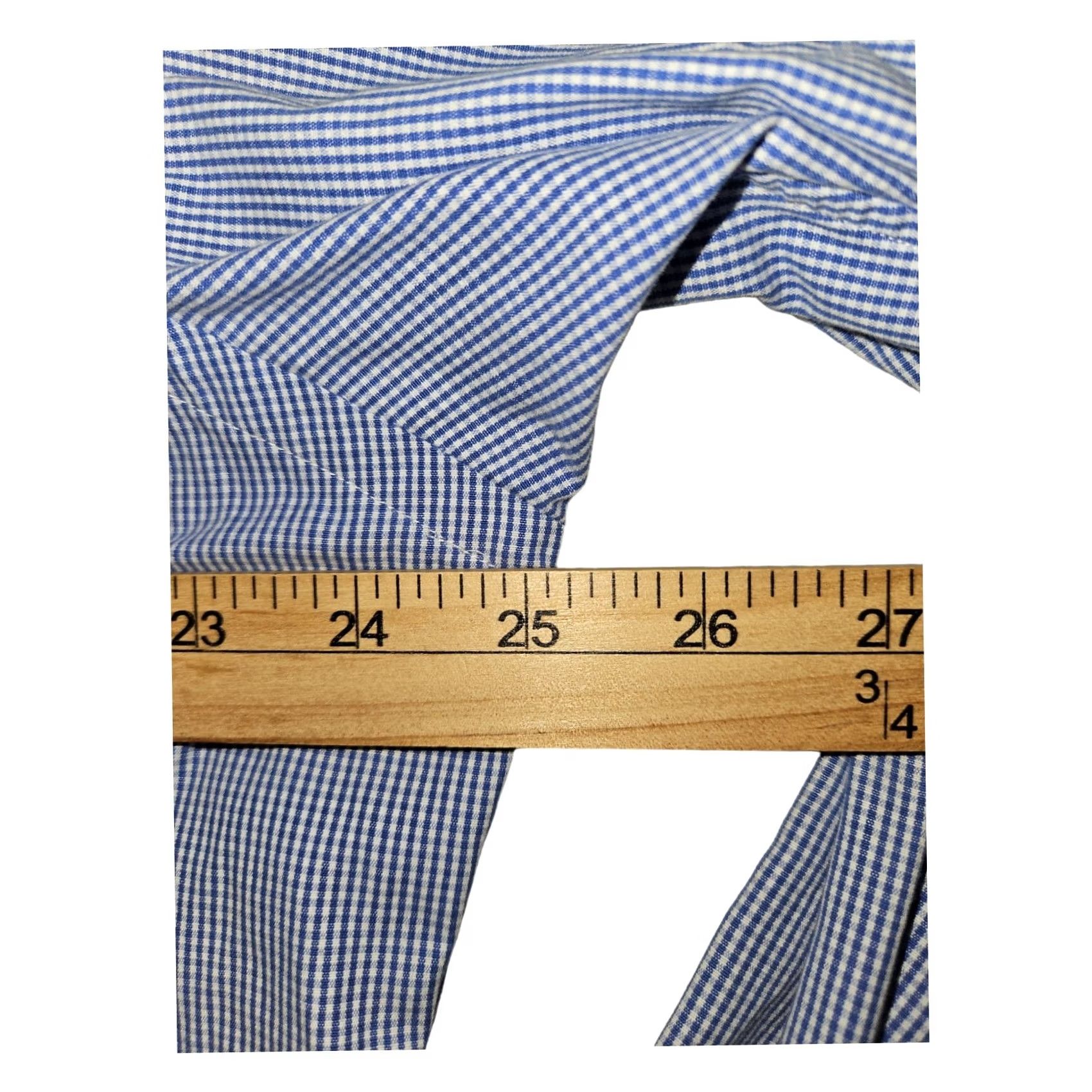 Ralph Lauren VINTAGE Ralph Lauren Shirt XL Blue Check Long Sleeve Preppy Button Down Men's Size US XL / EU 56 / 4 - 3 Thumbnail