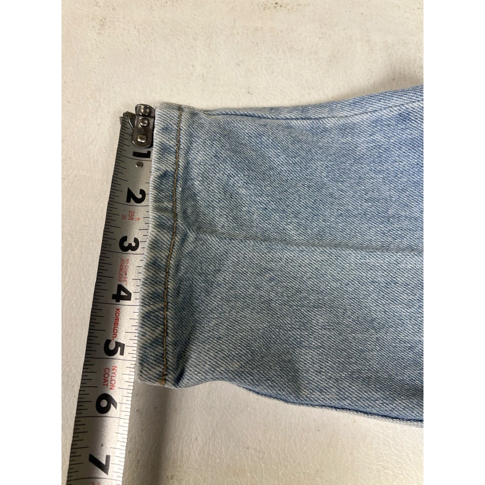 Vintage VINTAGE ZENA Jeans Tapered High Rise Mom Sz 6 Light Wash Blue Denim USA Made Womens Jeans Size 28" / US 6 / IT 42 - 7 Thumbnail