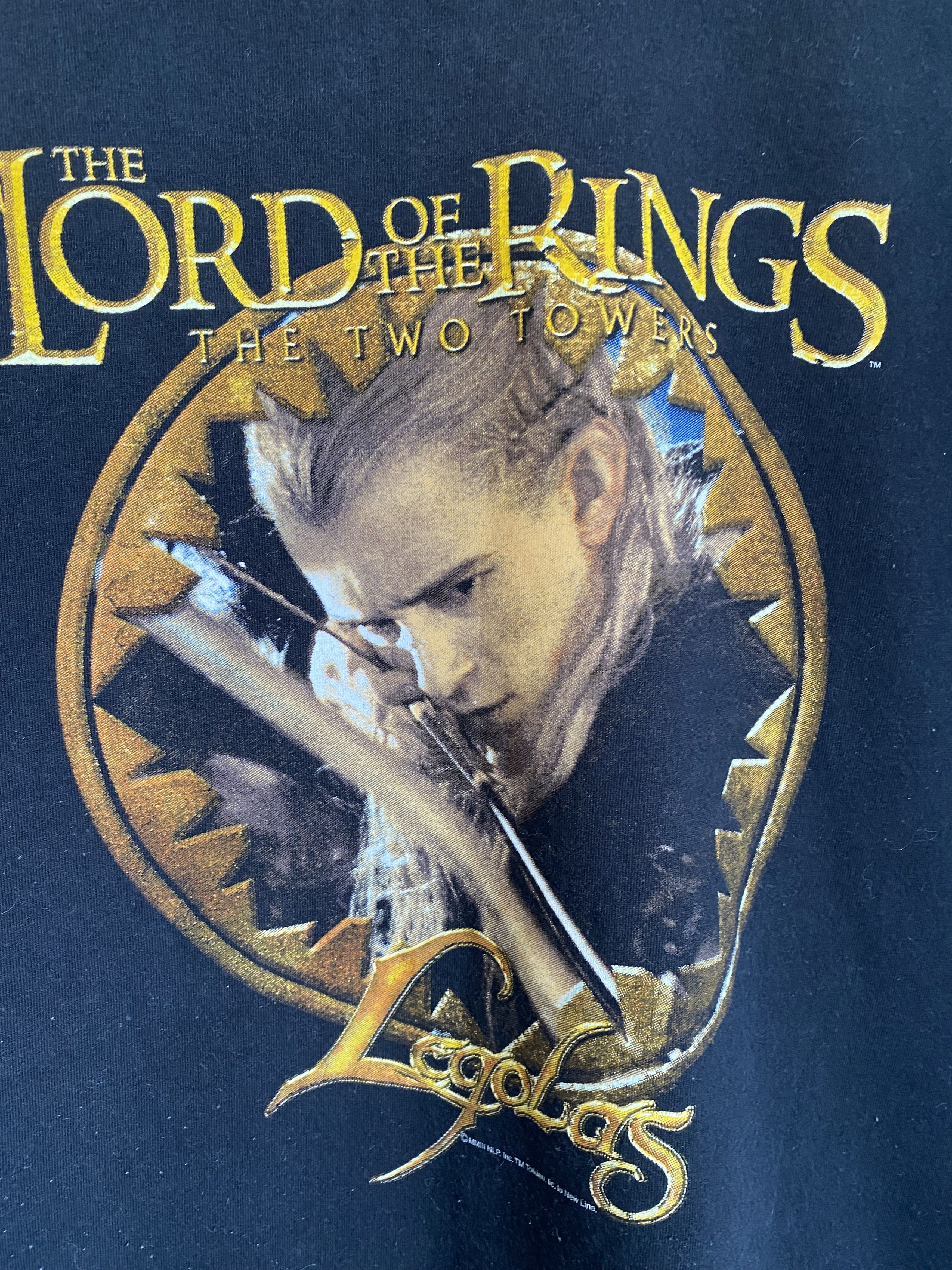 Vintage Vintage 2002 The Lord of the rings two towers t-shirt Size US XL / EU 56 / 4 - 2 Thumbnail