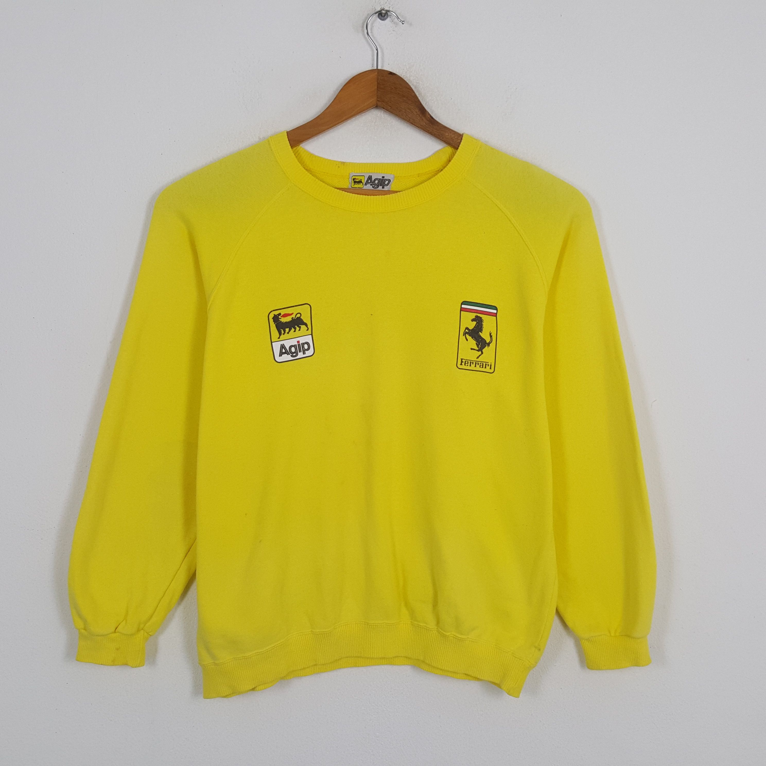 Ferrari × Vintage Vintage AGIP FERRARI Formula One Racing Team Sweatshirts Size US L / EU 52-54 / 3 - 3 Thumbnail