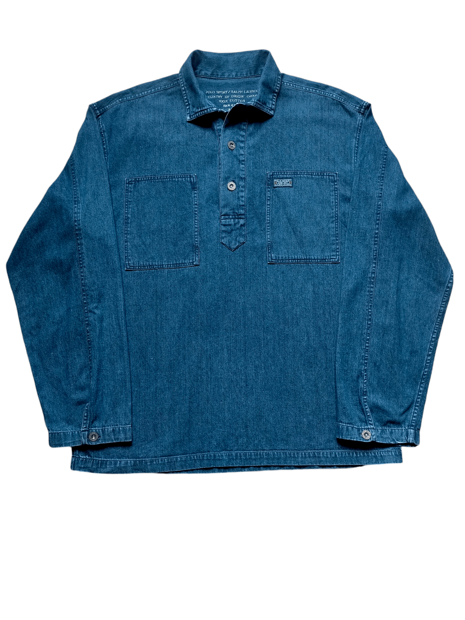 Polo Ralph Lauren Polo Sport Ralph Lauren Denim Pullover Jeans Size US L / EU 52-54 / 3 - 2 Thumbnail