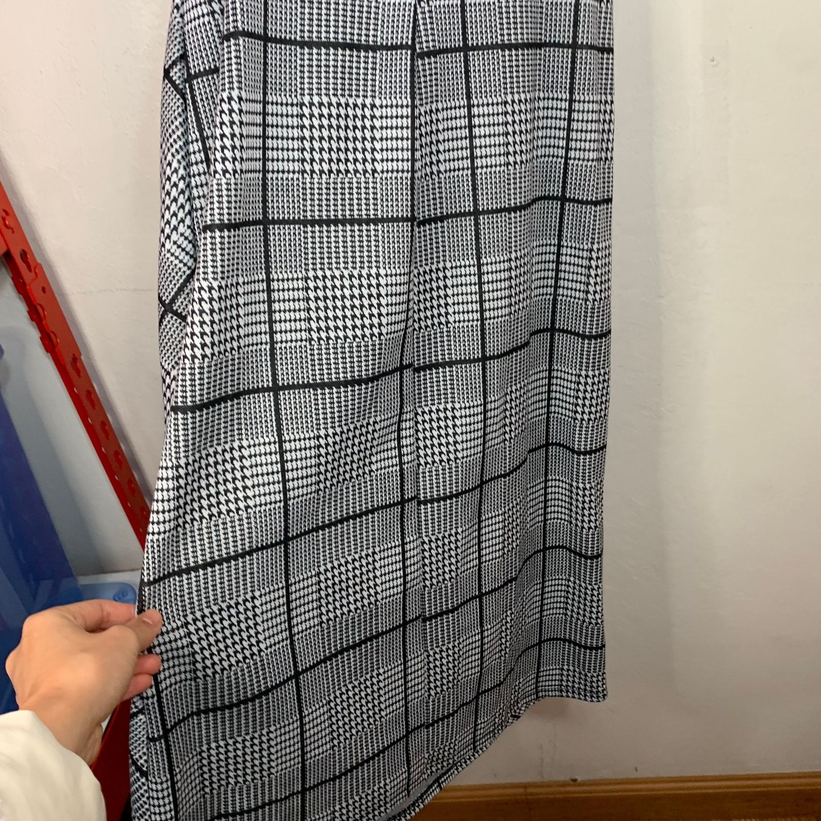 Other AUW Women Cut Sleeveless Black-White Plaid Dress Size M Size M / US 6-8 / IT 42-44 - 11 Thumbnail