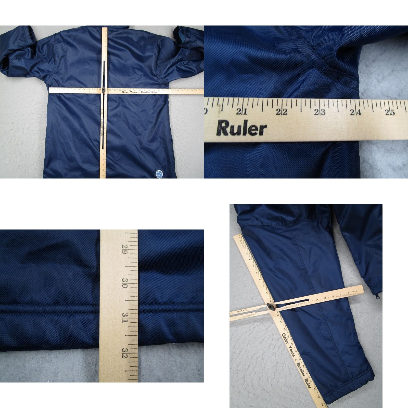 Nike VINTAGE Nike Basketball Jacket Mens M Blue Hooded Fleece Lined Zip 90s Size US M / EU 48-50 / 2 - 8 Thumbnail