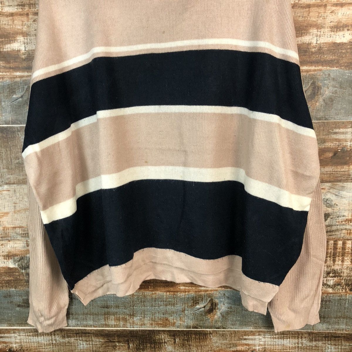 OVER THE STRiPES HK Works London Pink Knitwear #A1469 Size L / US 10 / IT 46 - 6 Thumbnail