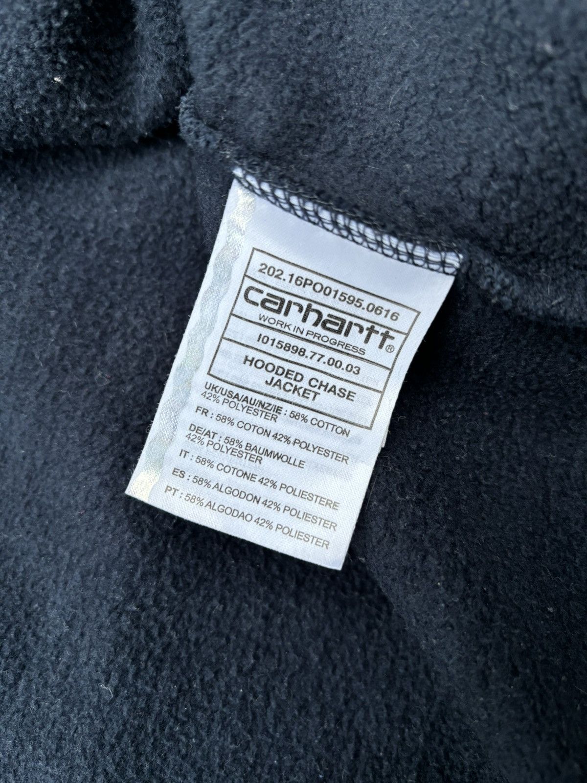 Carhartt × Carhartt Wip Carhartt WIP Hooded Chase Jacket Navy XXL Size US XXL / EU 58 / 5 - 10 Thumbnail