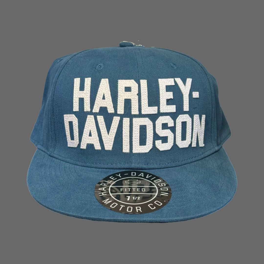 Harley Davidson Harley-Davidson Men's H-D Felt Block Fitted Baseball Cap Size ONE SIZE - 1 Thumbnail