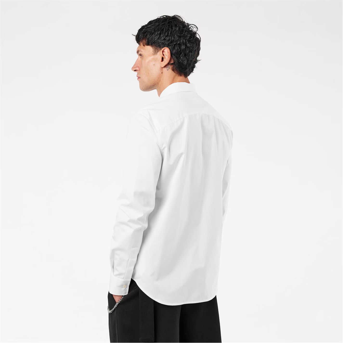 Off-White o1g2r1mq0326 Long Sleeve Tailored Fit Shirt in White Size US S / EU 44-46 / 1 - 3 Thumbnail