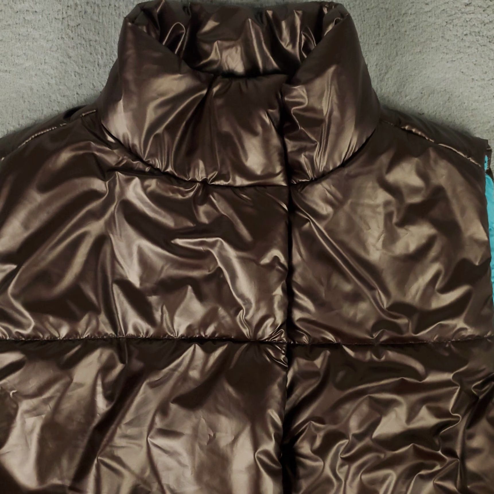 Fabletics Fabletics Vest Womens Size XXS Brown Oversized Puffer Full Zip Up Size XXS / US 00 / IT 34 - 2 Thumbnail