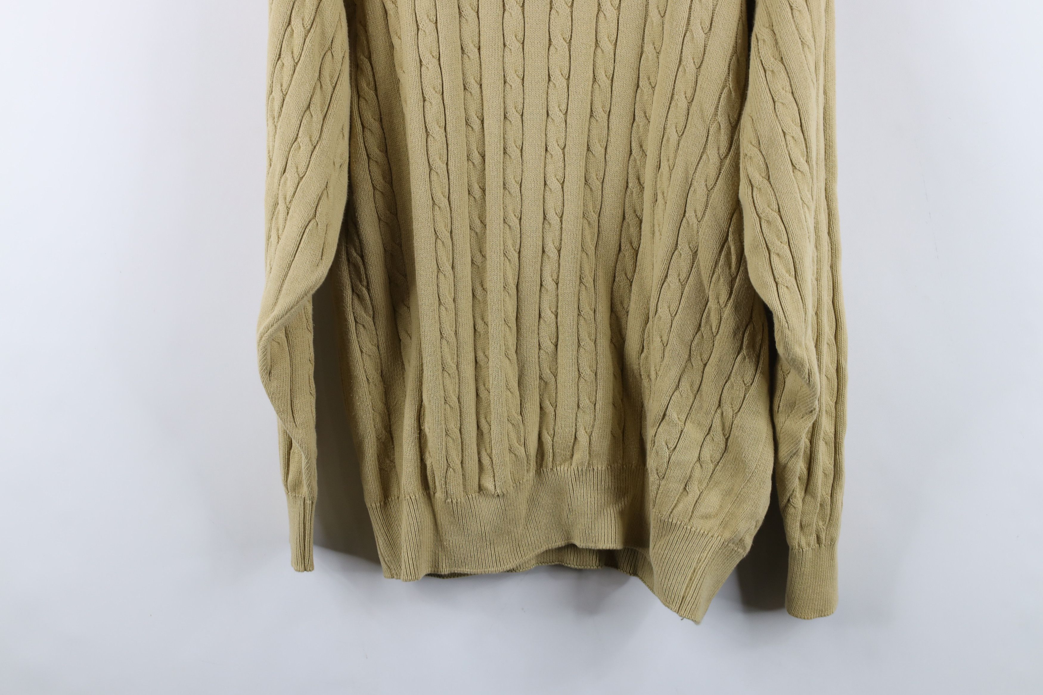 Vintage Vintage 90s Streetwear Chunky Cable Knit Crewneck Sweater Size US XL / EU 56 / 4 - 10 Thumbnail