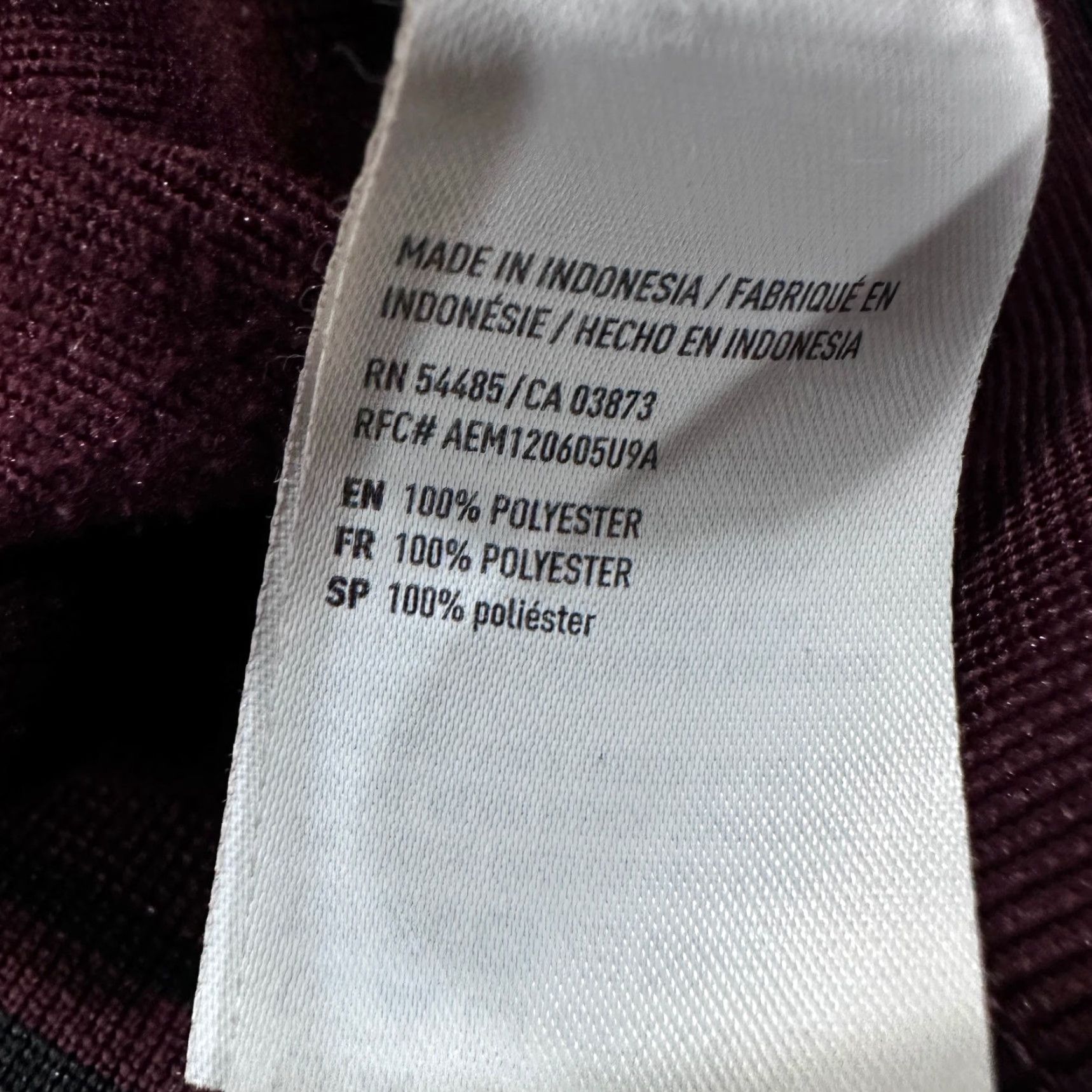 American Eagle Outfitters American Eagle Outfitters Jacket Men M Burgundy Full Zip Pockets Logo Size US M / EU 48-50 / 2 - 3 Thumbnail
