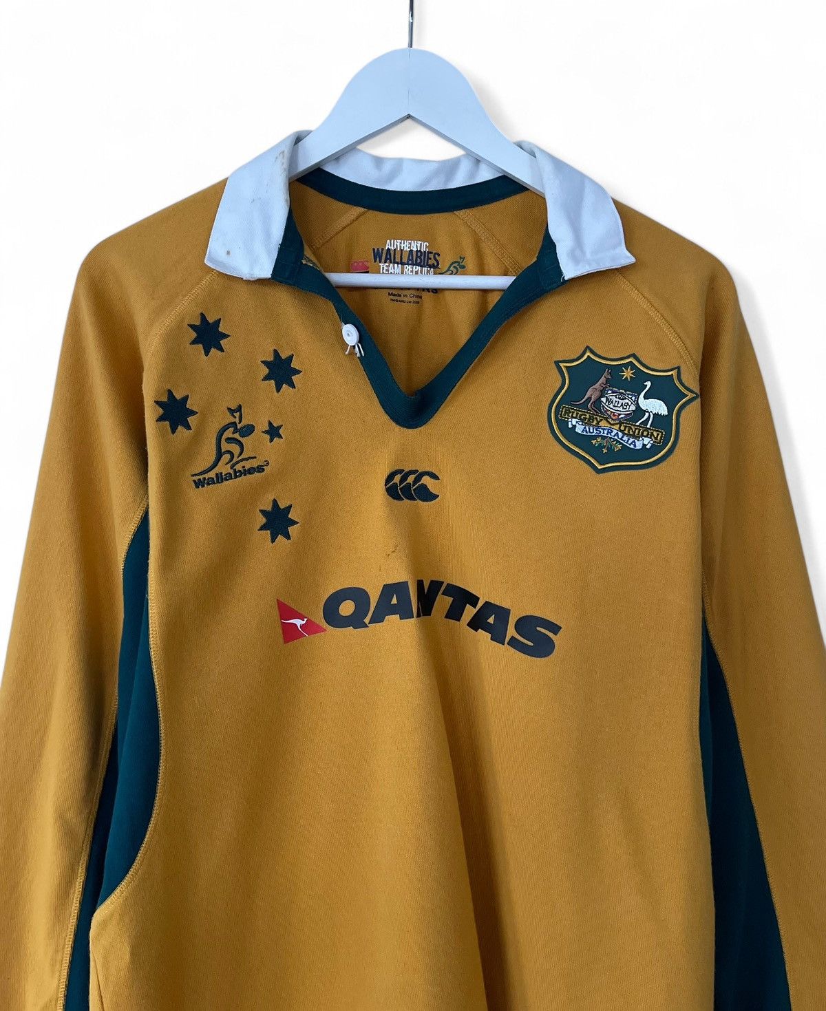 Canterbury of New Zealand Australia Wallabies Rugby Shirt Canterbury Size 14 Years Size US XXS / EU 40 - 3 Thumbnail