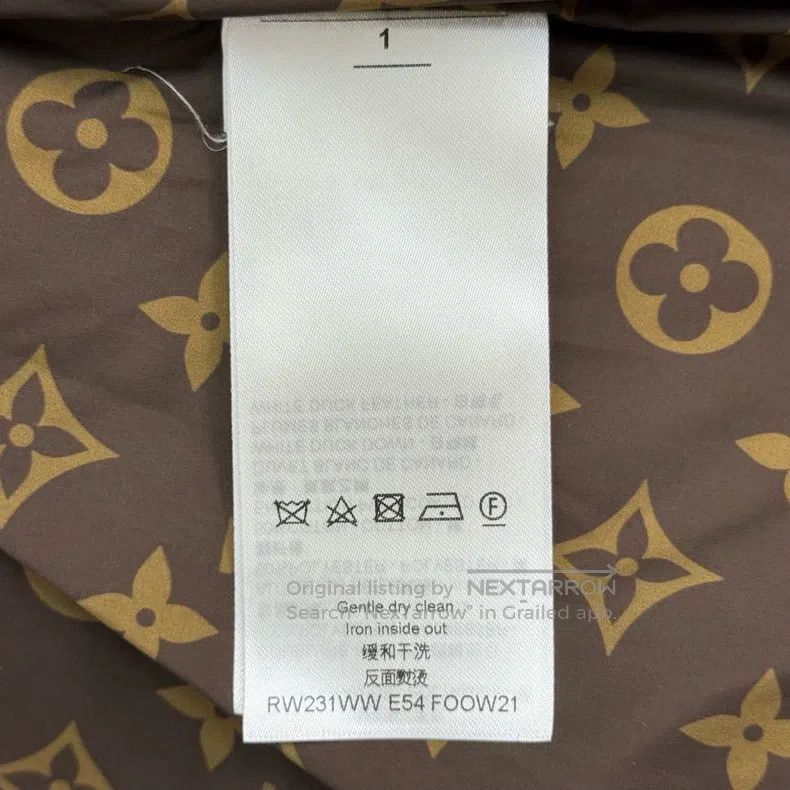 Louis Vuitton Louis Vuitton Black presbyopic leather label hooded down j Size XS / US 0-2 / IT 36-38 - 6 Thumbnail