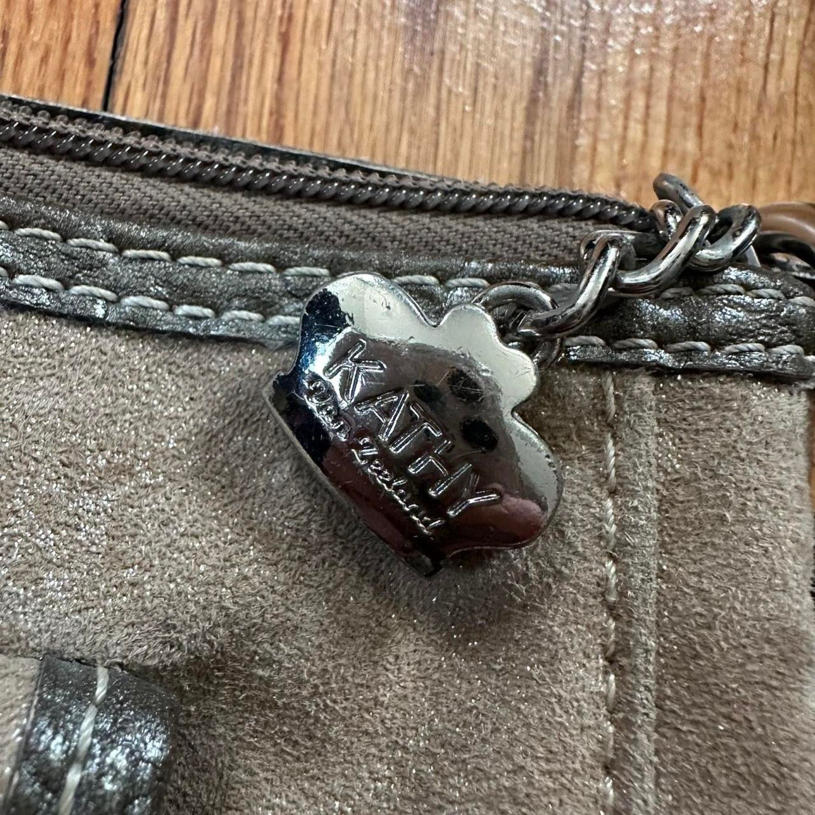 Vintage Kathy Van Zeeland Handbag Wallet Charms Flap Pocket Size ONE SIZE - 5 Thumbnail