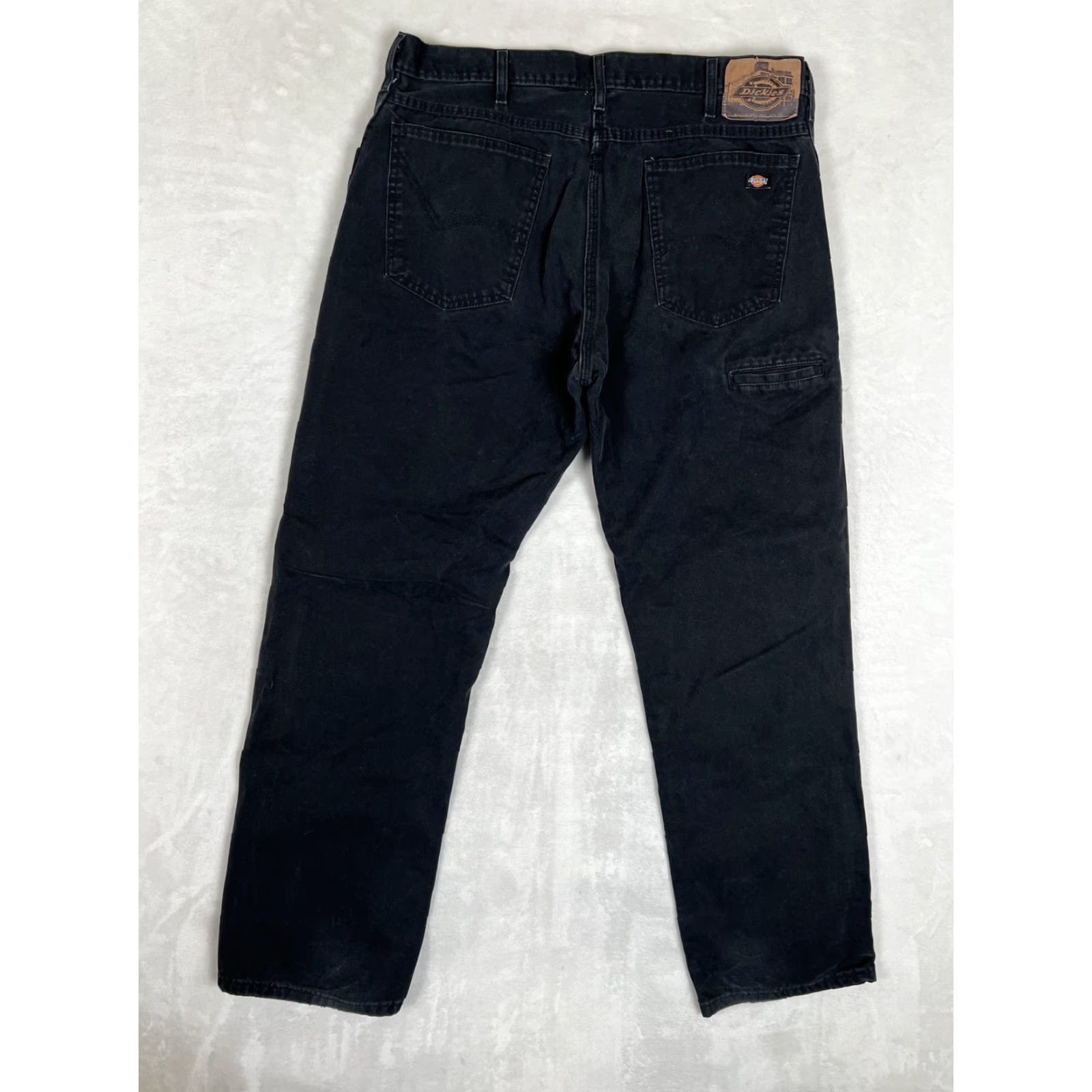 Dickies VINTAGE Dickies Double Knee Canvas Pants Mens 36x32 Black Straight Work Utility READ Size US 36 / EU 52 - 6 Thumbnail
