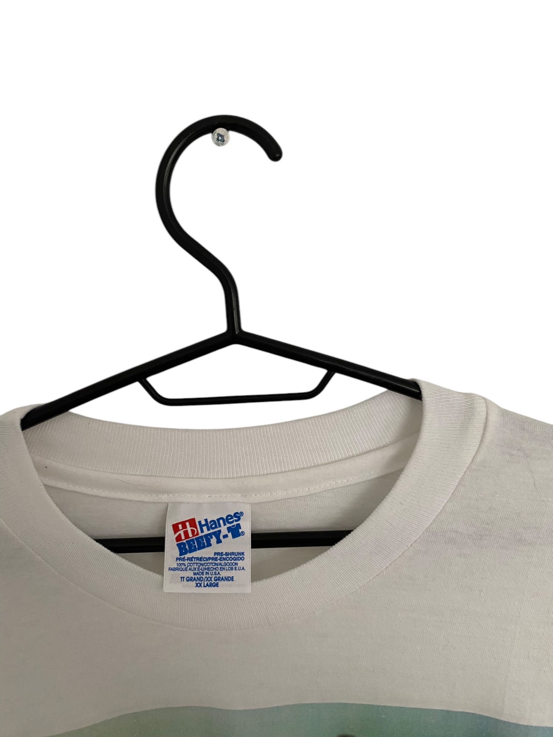 Vintage Weird single stitch vintage tee Size US XXL / EU 58 / 5 - 3 Thumbnail