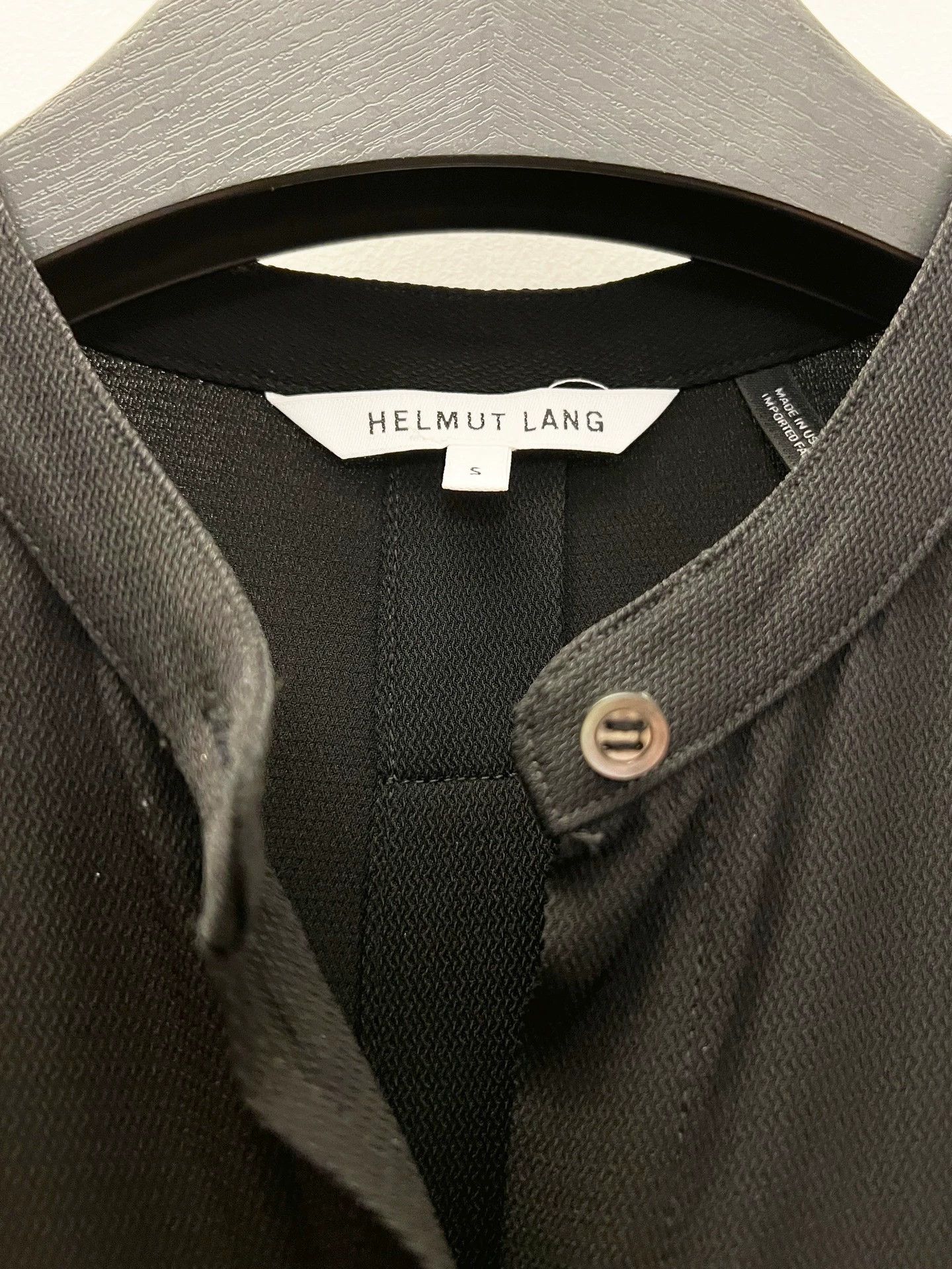 Helmut Lang Helmut Lang Black Vintage Shirt Long Back Slit Waist Tie S Size S / US 4 / IT 40 - 9 Thumbnail