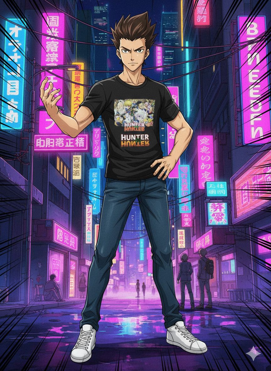 Anime Rare Bootleg Hunter X Hunter anime shirt Size US S / EU 44-46 / 1 - 1 Thumbnail