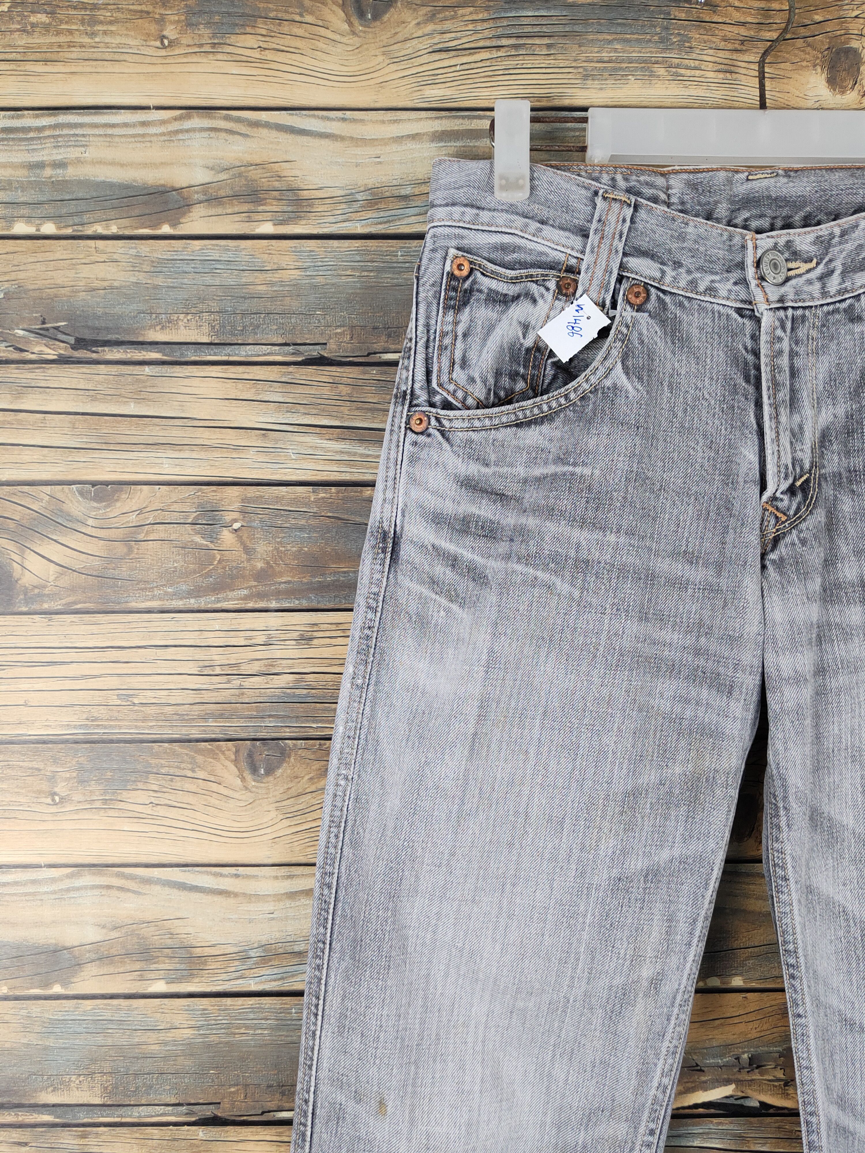 Levi's Levi's Black Faded Distressed Ripped Jeans#W1486 Size US 29 - 3 Thumbnail