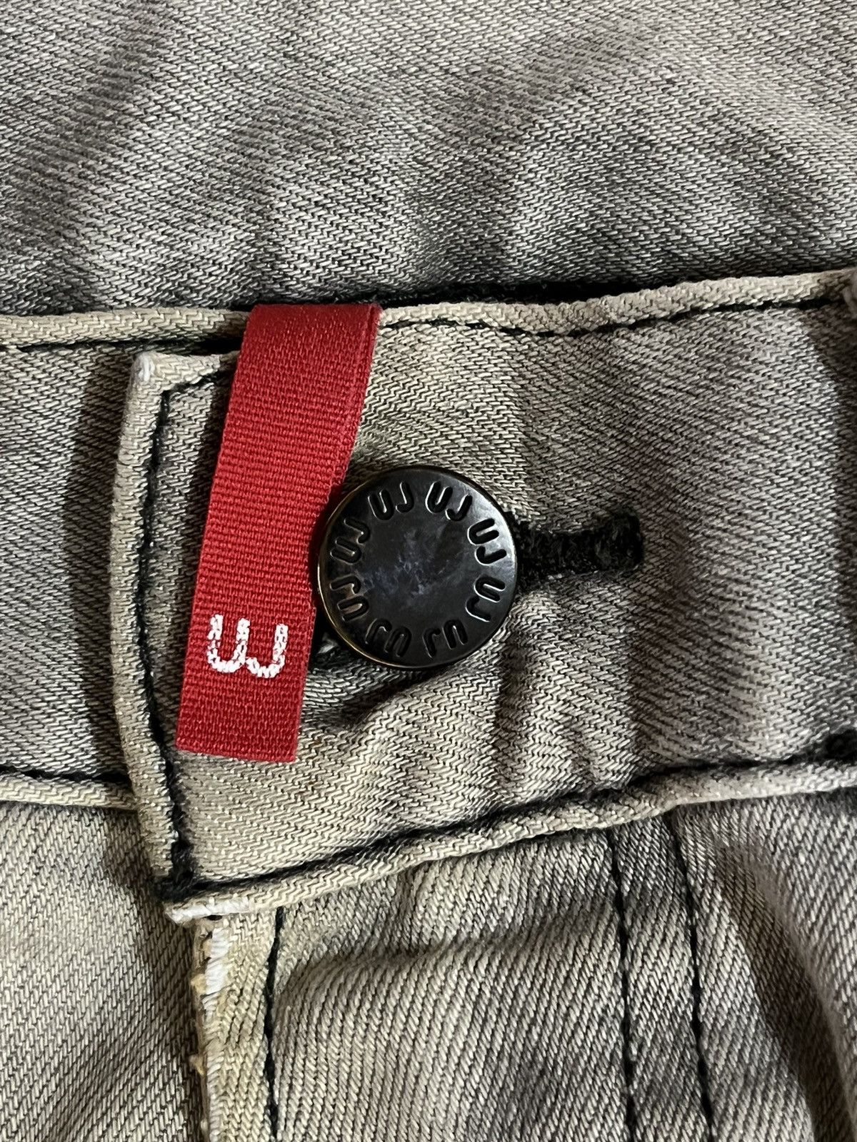 Undercover × Uniqlo Vintage Japanese Brand Uniqlo Classic Grey Straight Cut Jean Size US 31 - 9 Thumbnail