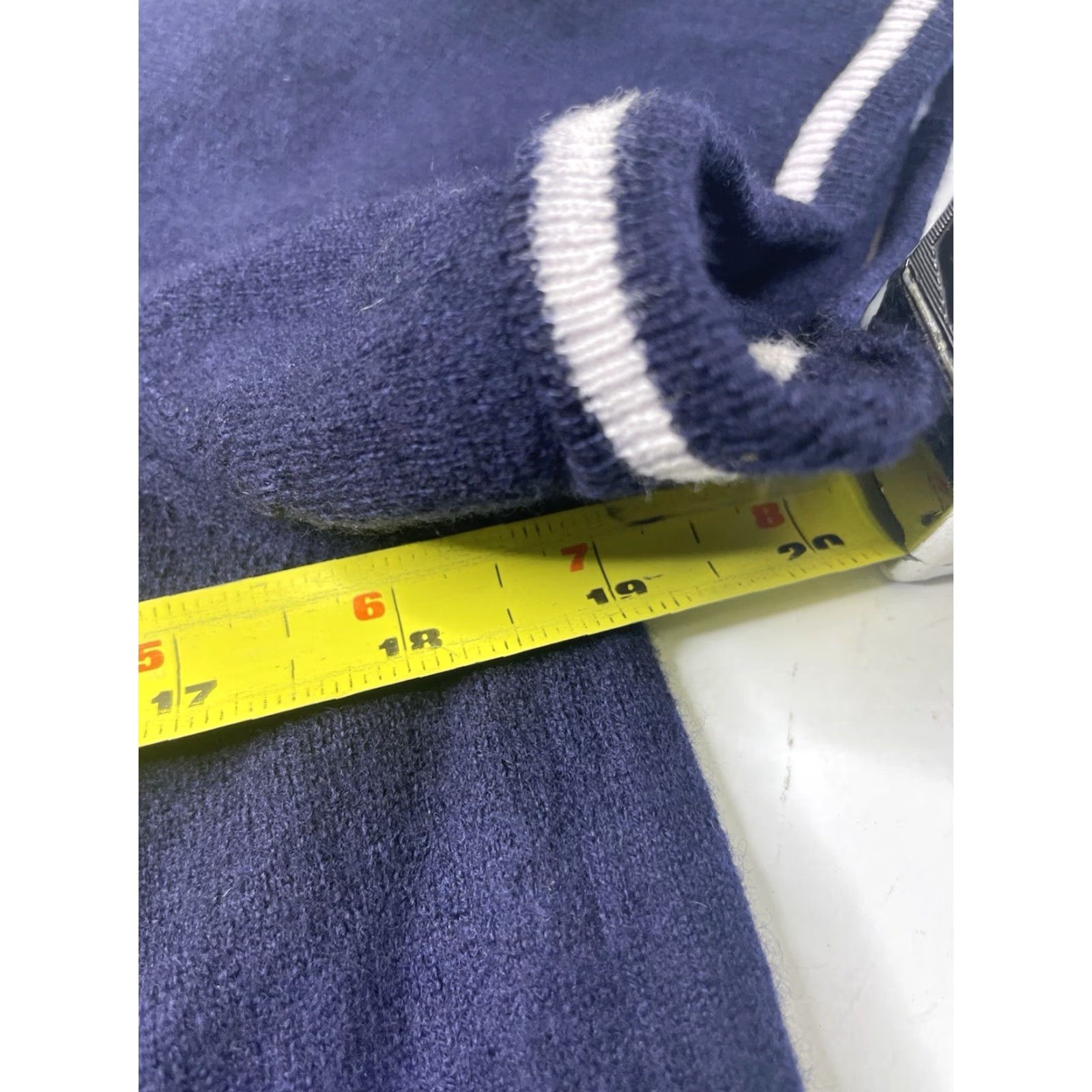 Nudie Jeans Nudie Mens Bror Polo Shirt Wool Blue Tipped Size L Regular Button-Up Long Sleeve Size US L / EU 52-54 / 3 - 6 Thumbnail