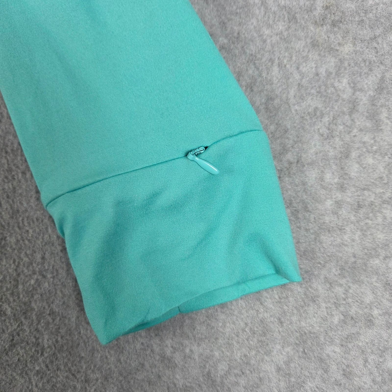 Fabletics Fabletics XL Teal Hoodie Thumbholes, Back and Wrist Pockets Size XL / US 12-14 / IT 48-50 - 9 Thumbnail