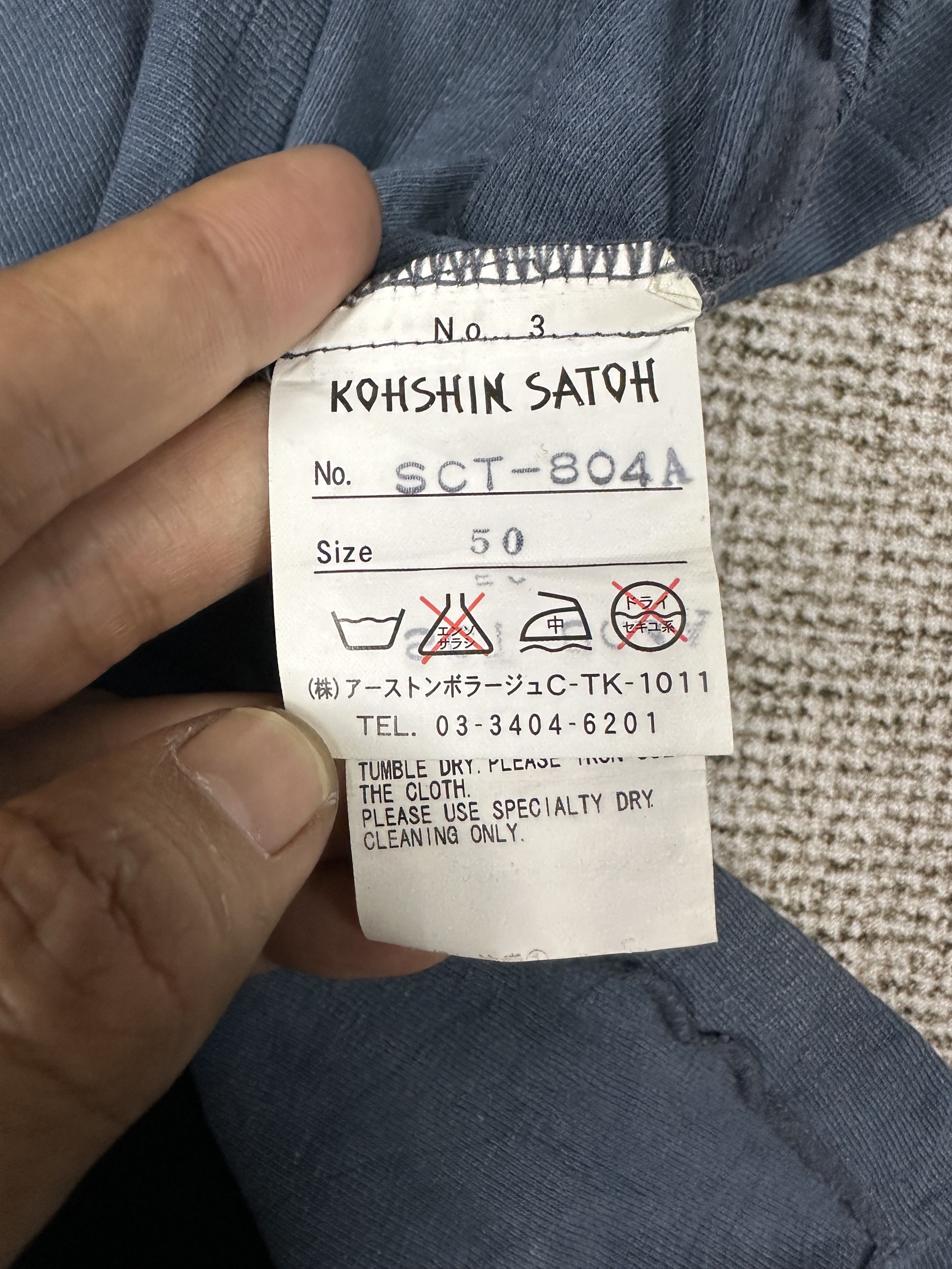 Japanese Brand Kohshin Satoh Arrston Volaju Full Neck Sweatshirt Z466 Size US L / EU 52-54 / 3 - 10 Thumbnail