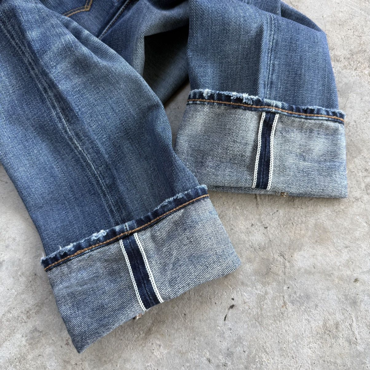 Japanese Brand W34x30 Vintage America Eagle Selvedge Denim Ripped Jean Pant Size US 33 - 12 Thumbnail
