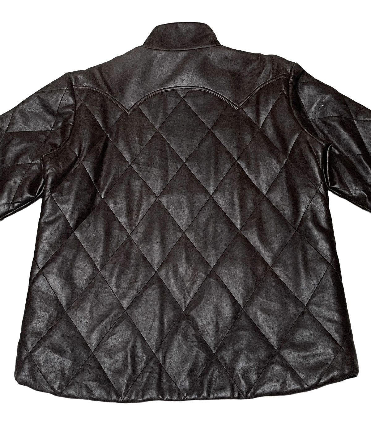 Vintage Vintage Japanese Brand Takeo Kikuchi Leather Jacket 1990s Size US M / EU 48-50 / 2 - 6 Thumbnail