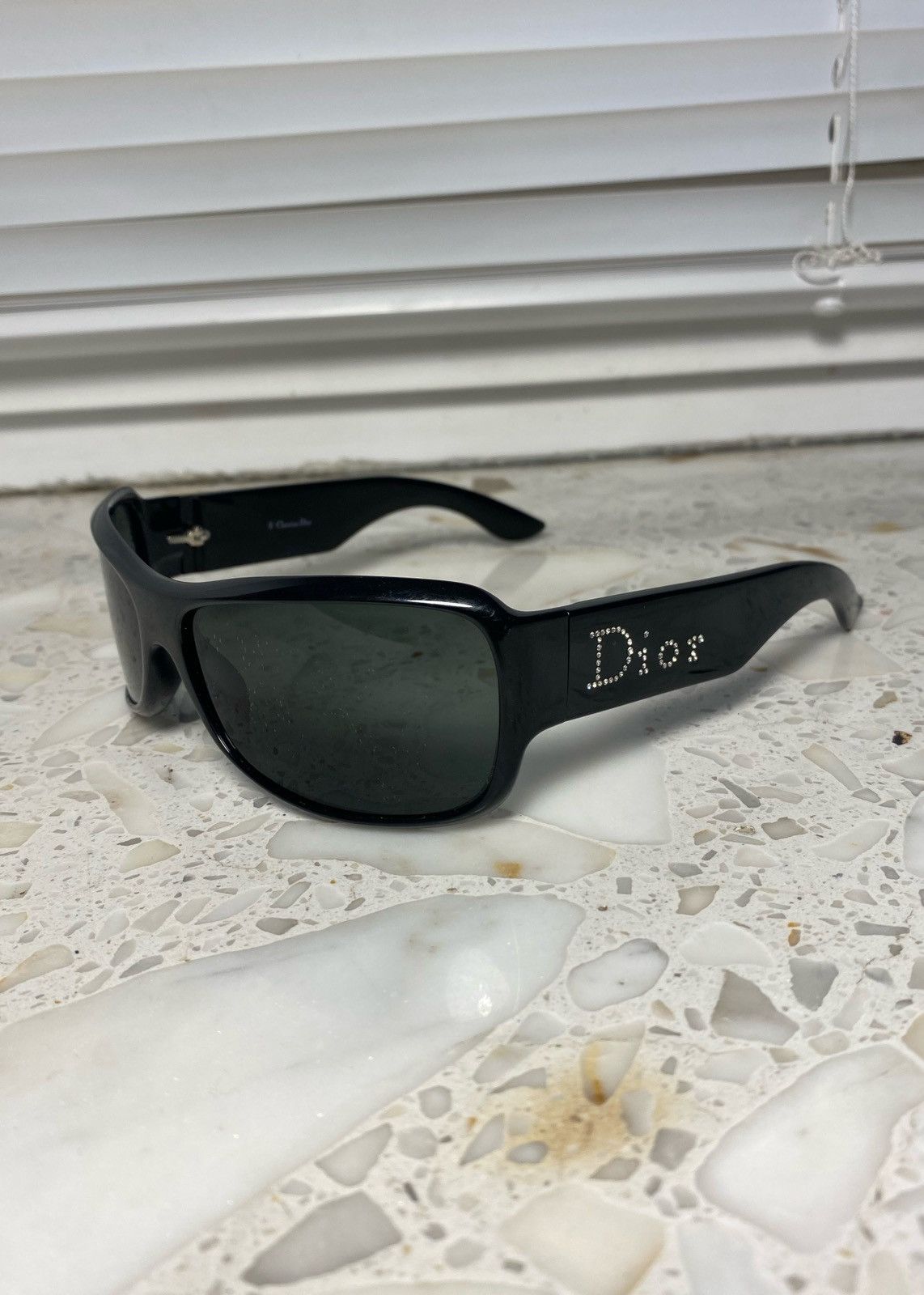 Dior Dior Diamond Logo Vintage Sunglasses Size ONE SIZE - 1 Thumbnail