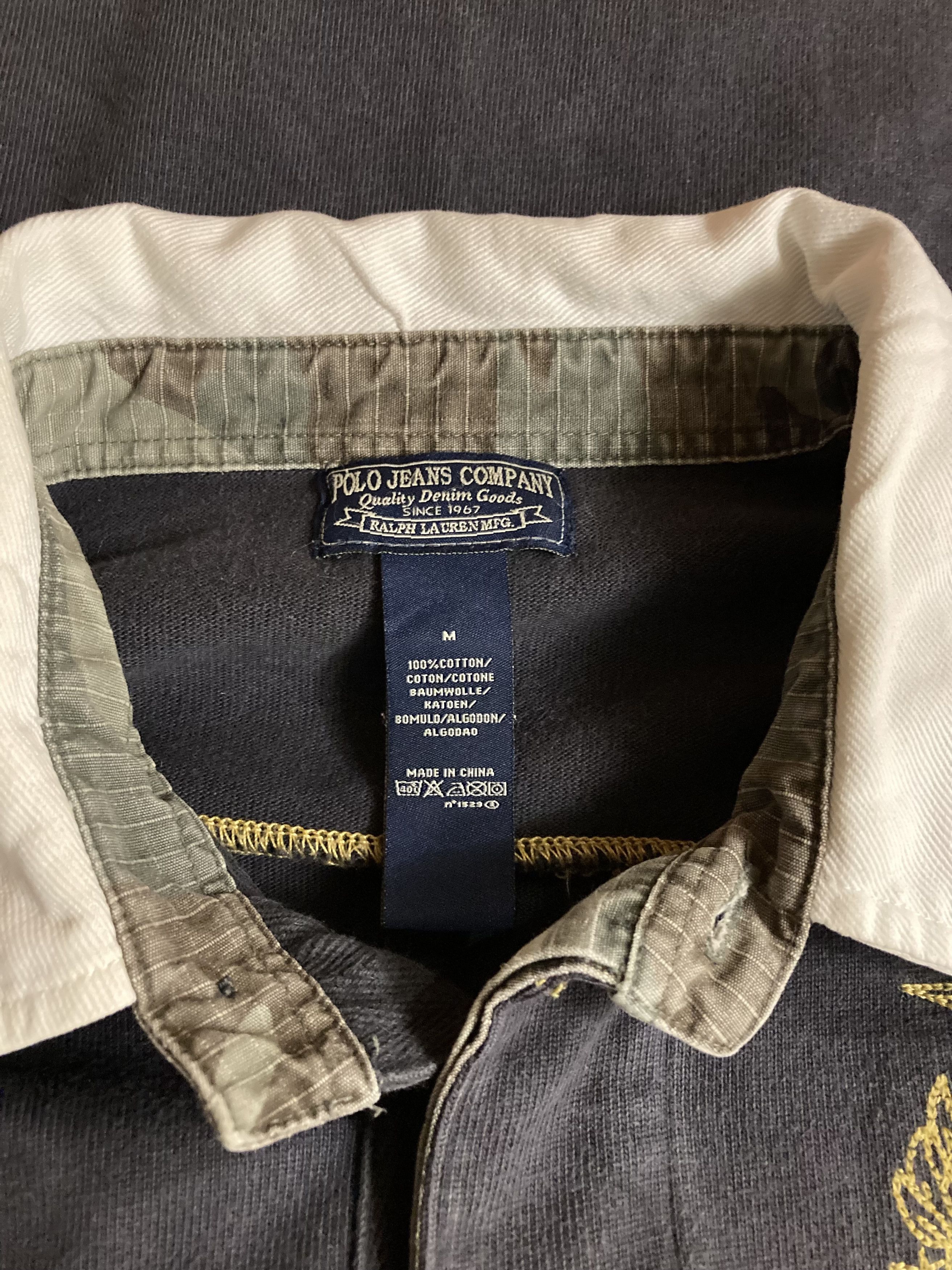 Lauren Ralph Lauren Rare Vintage Polo Jeans Ralph Lauren embroidered rugby polo, Size US M / EU 48-50 / 2 - 3 Thumbnail