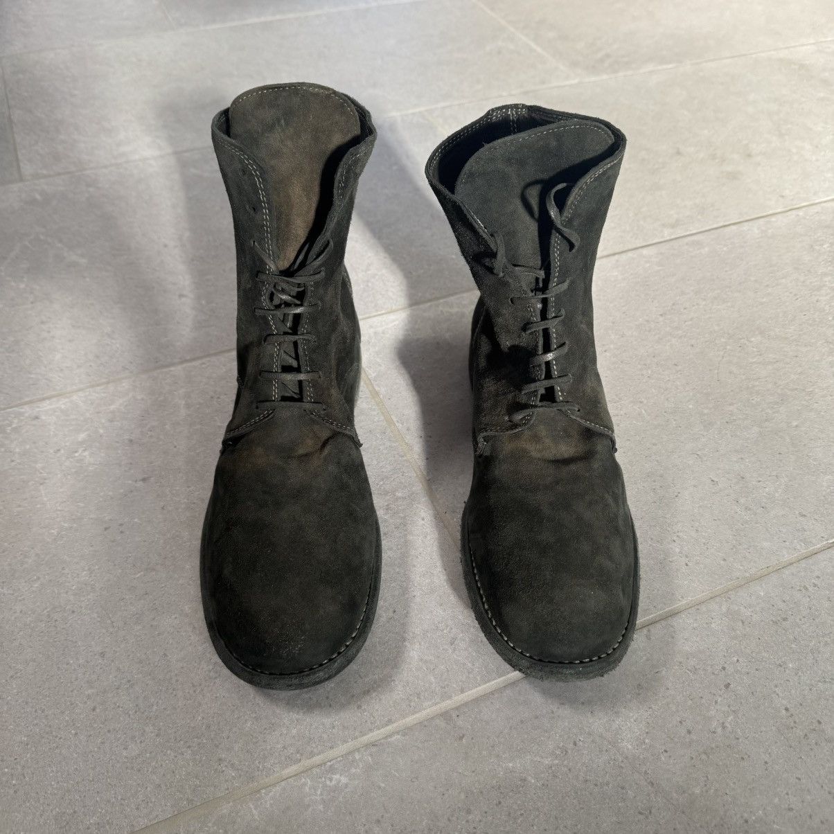 Guidi Guidi 995MS Reversed Baby Buffalo Leather Combat Boots Size US 9 / EU 42 - 2 Thumbnail
